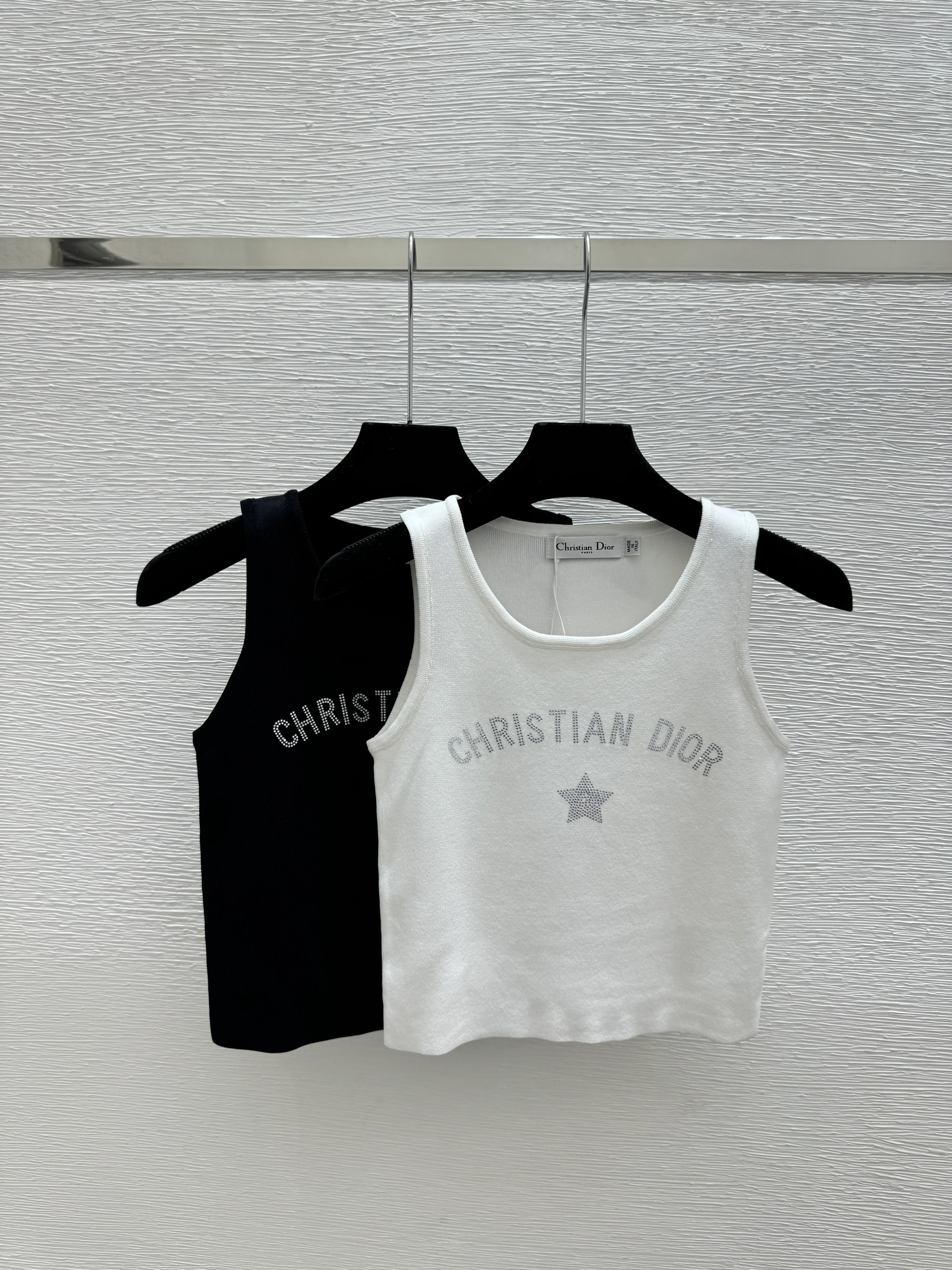 26NEW Color Block Rhinestone Vest