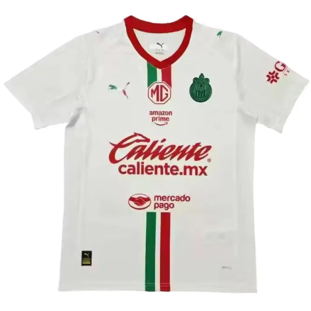 25-26 Chivas Away White Shirt - Fan Edition