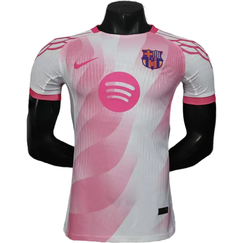 25-26 Barcelona special edition pink and white jersey - player version