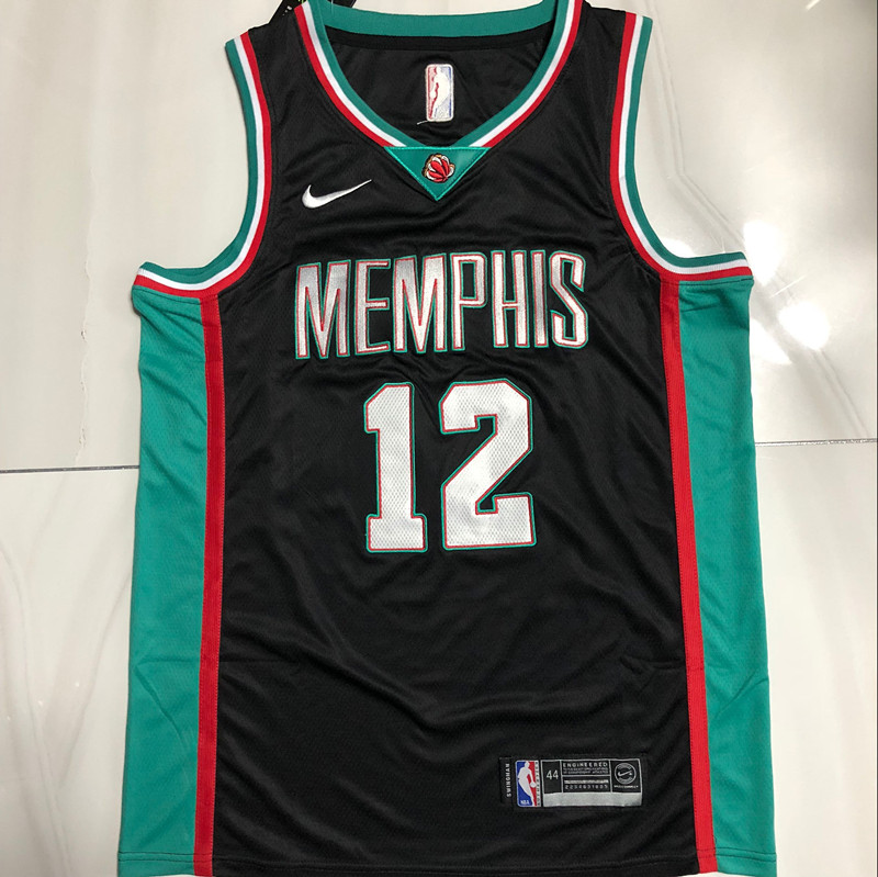 Ja Morant Memphis Grizzlies Black 12 MN
