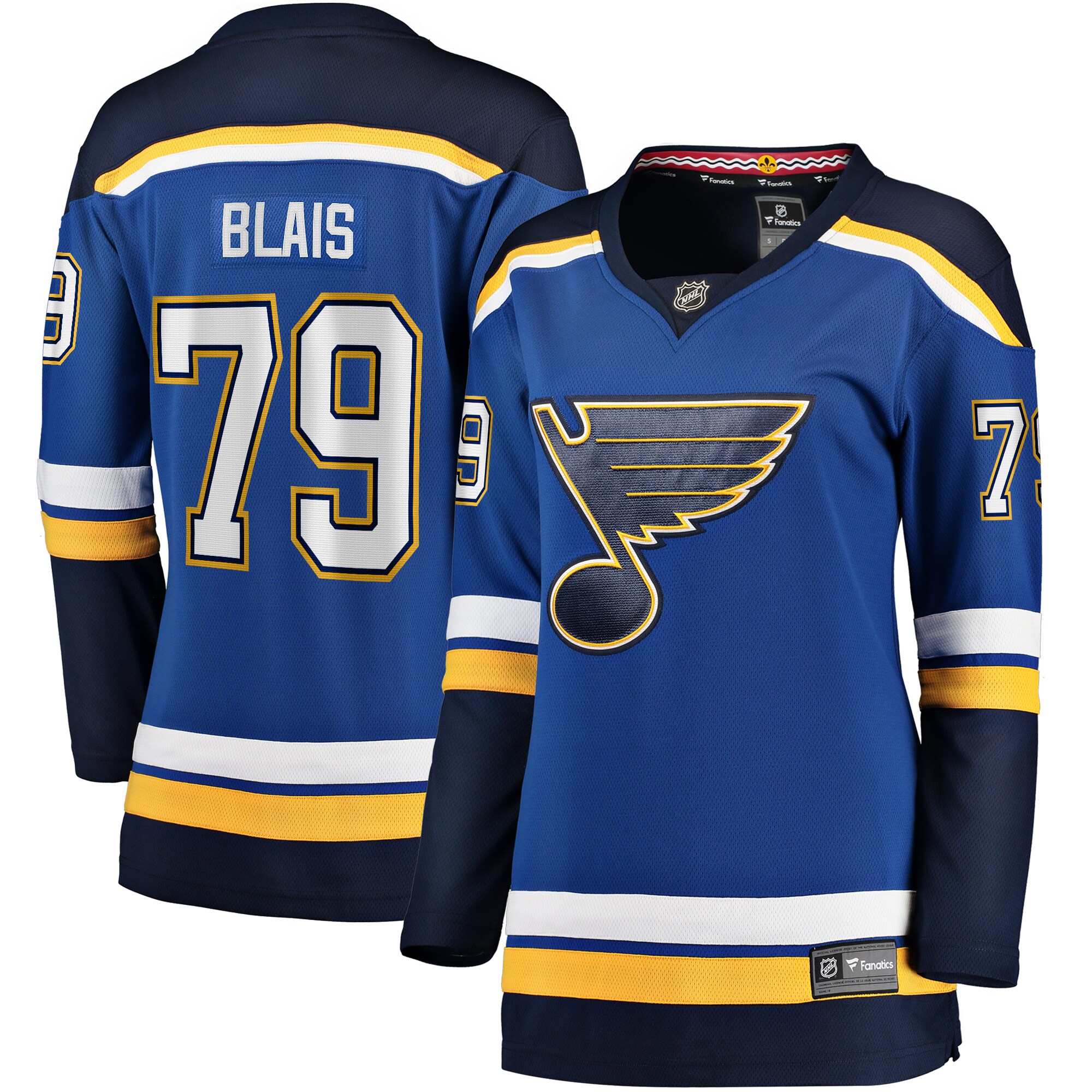 Sammy Blais St. Louis Blues Women’s Fanatics Home Breakaway Jersey – Blue