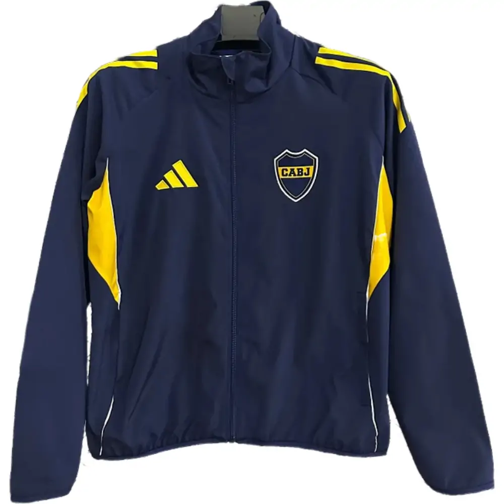 2025/26 Boca Juniors Navy Waterproof Windbreaker