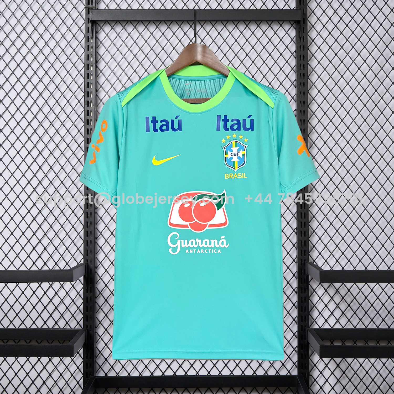 Brazil 2026 Tiffany Blue Training Jersey - Fans Version