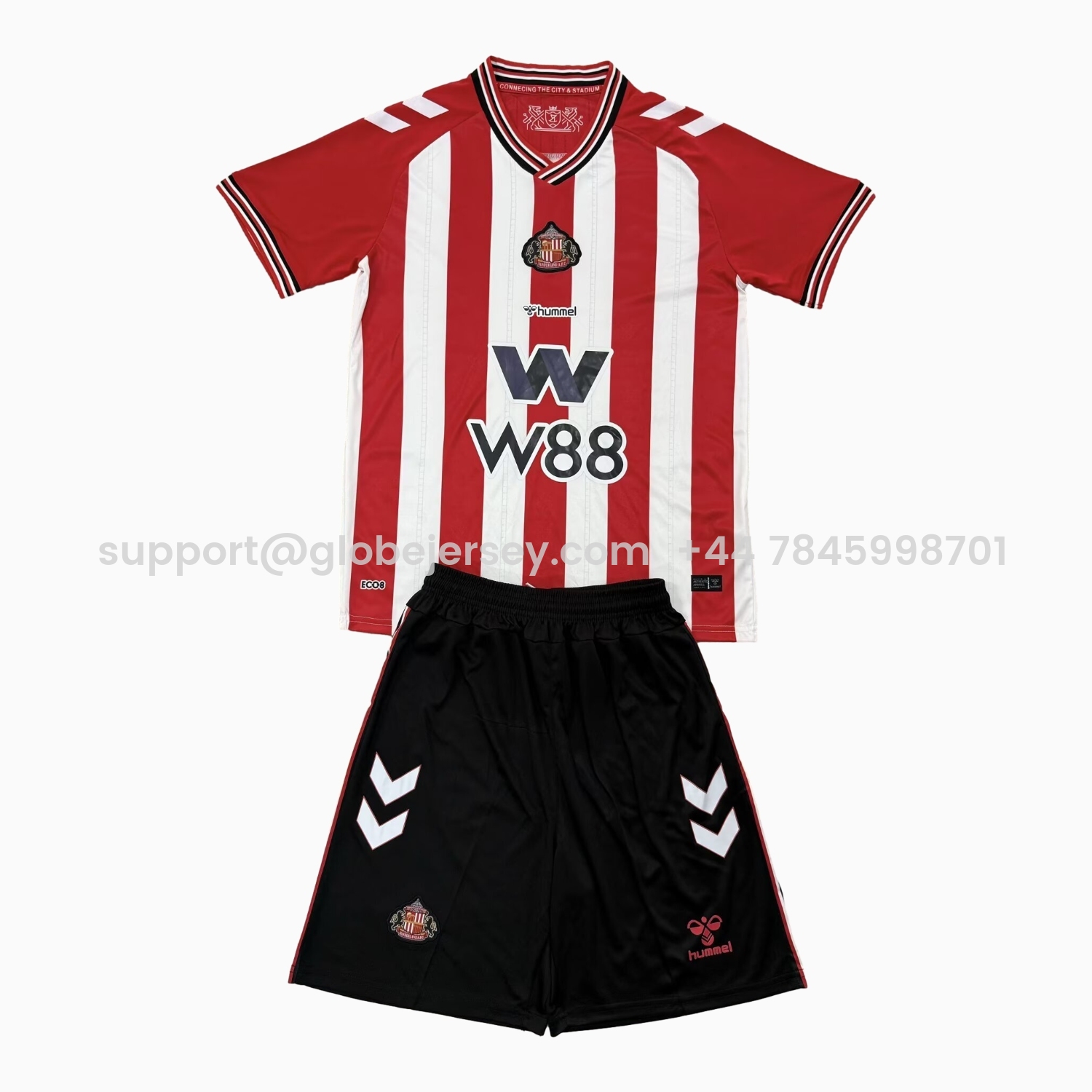 Sunderland 25-26 Home Men's Adult Jersey Set - Fans Version