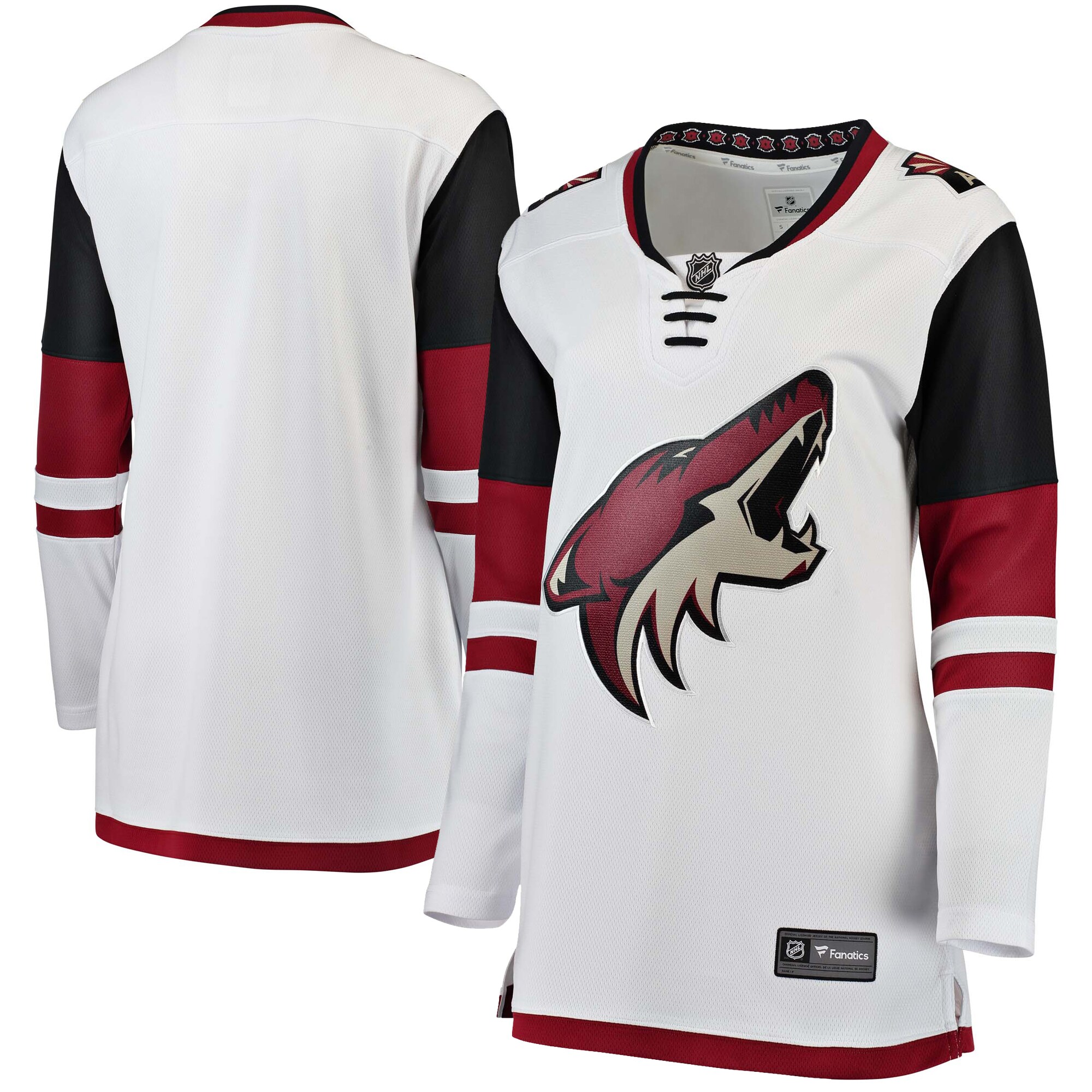 Arizona Coyotes Fanatics Women’s Away Breakaway Jersey – White