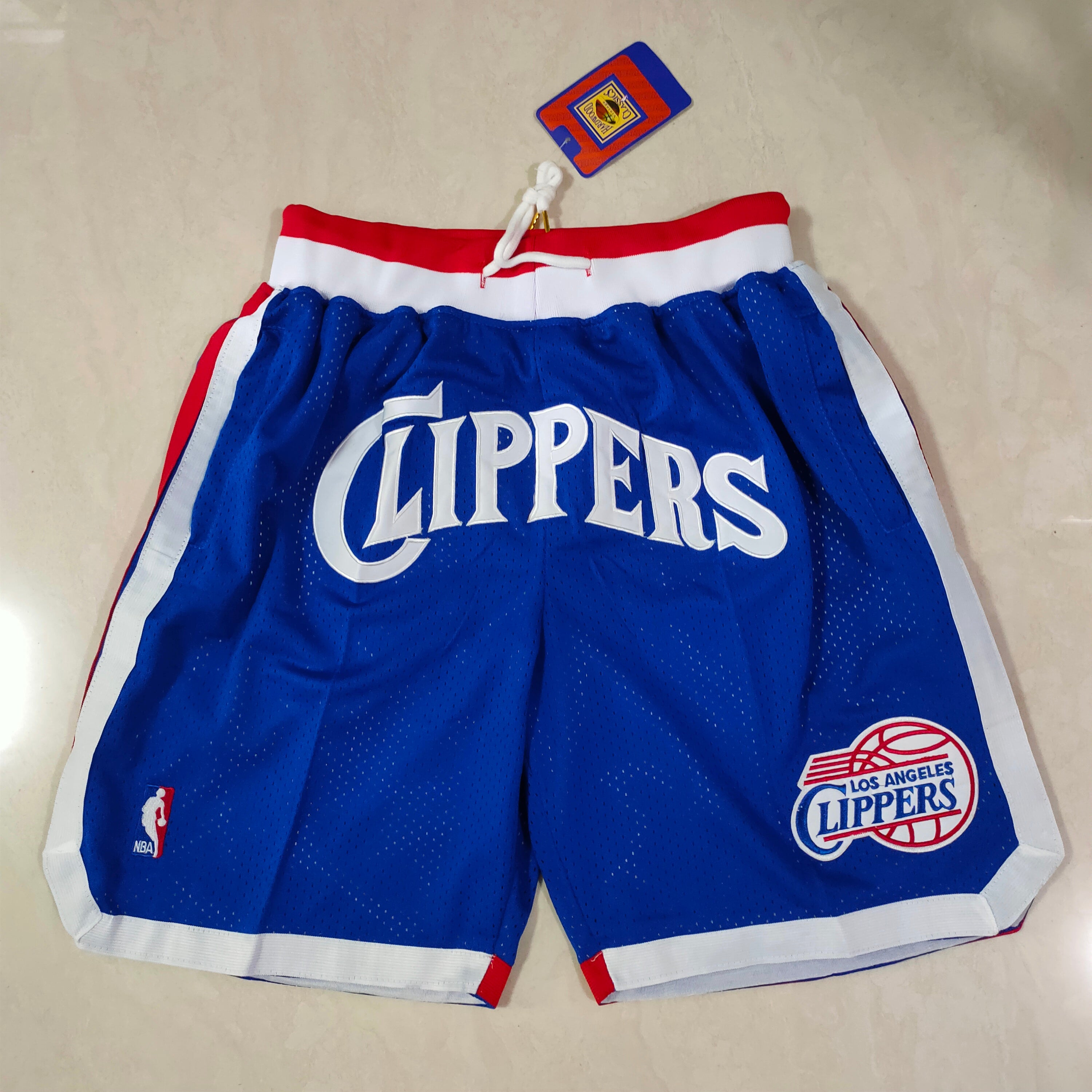 Los Angeles Clippers Blue Pocket Shorts