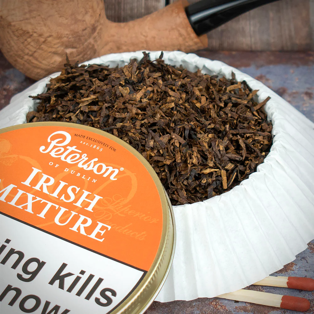Peterson Irish Mixture (Irish Whiskey) Pipe Tobacco - 50g Tin