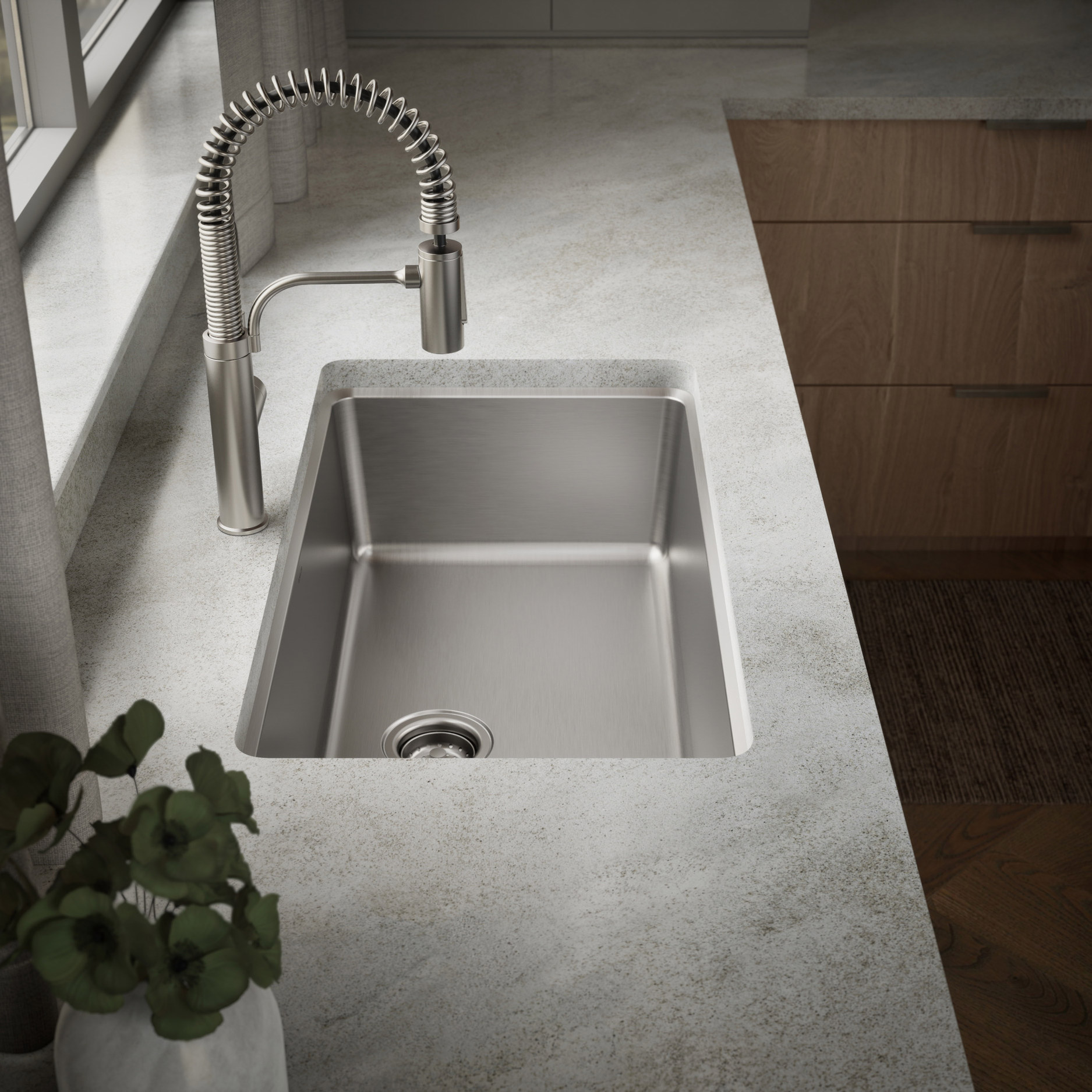 Kohler Provo 33' Dual Mount Single-bowl Workstation Kitchen Sink Kit