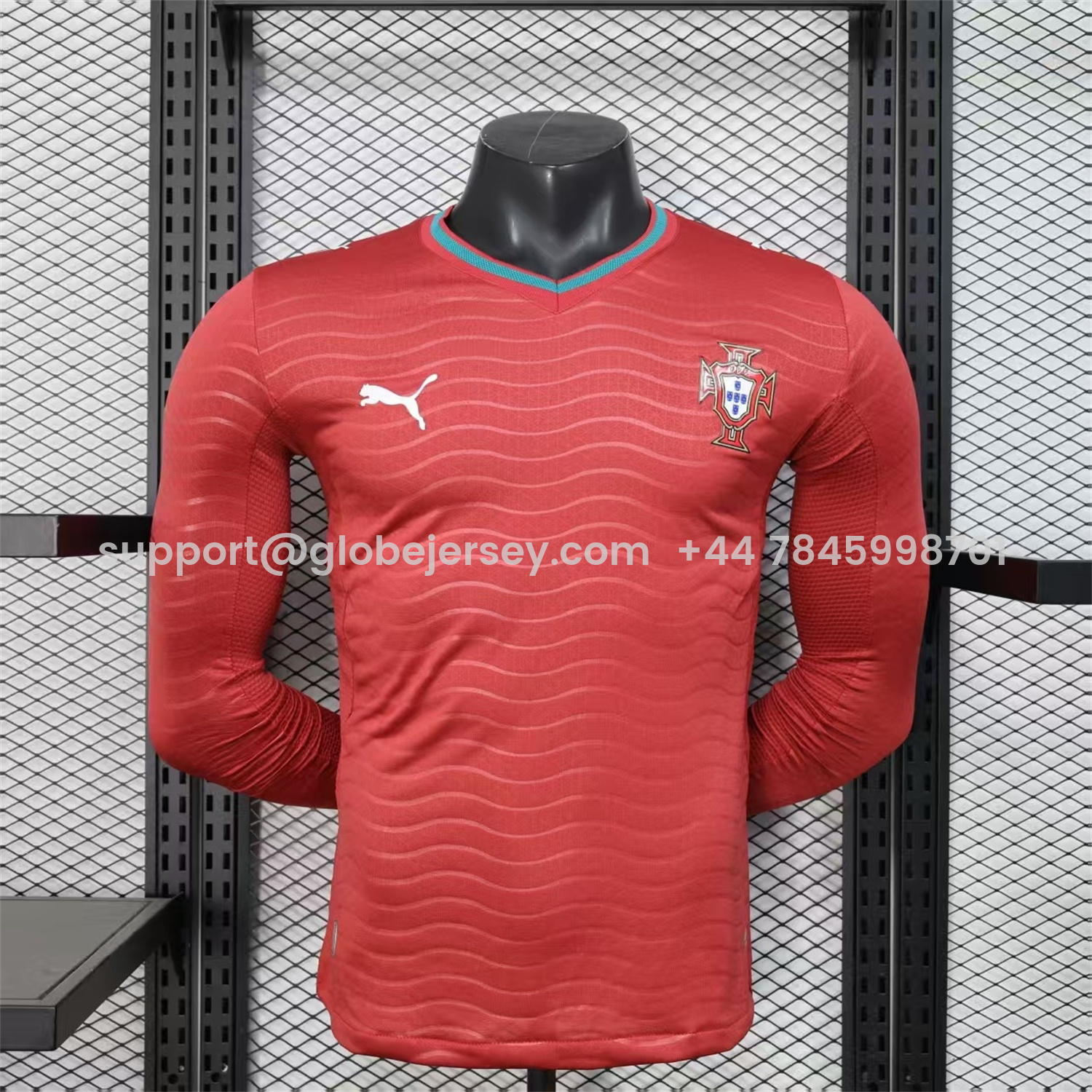 Portugal 2026 Home Long Sleeves Jersey - Player Version