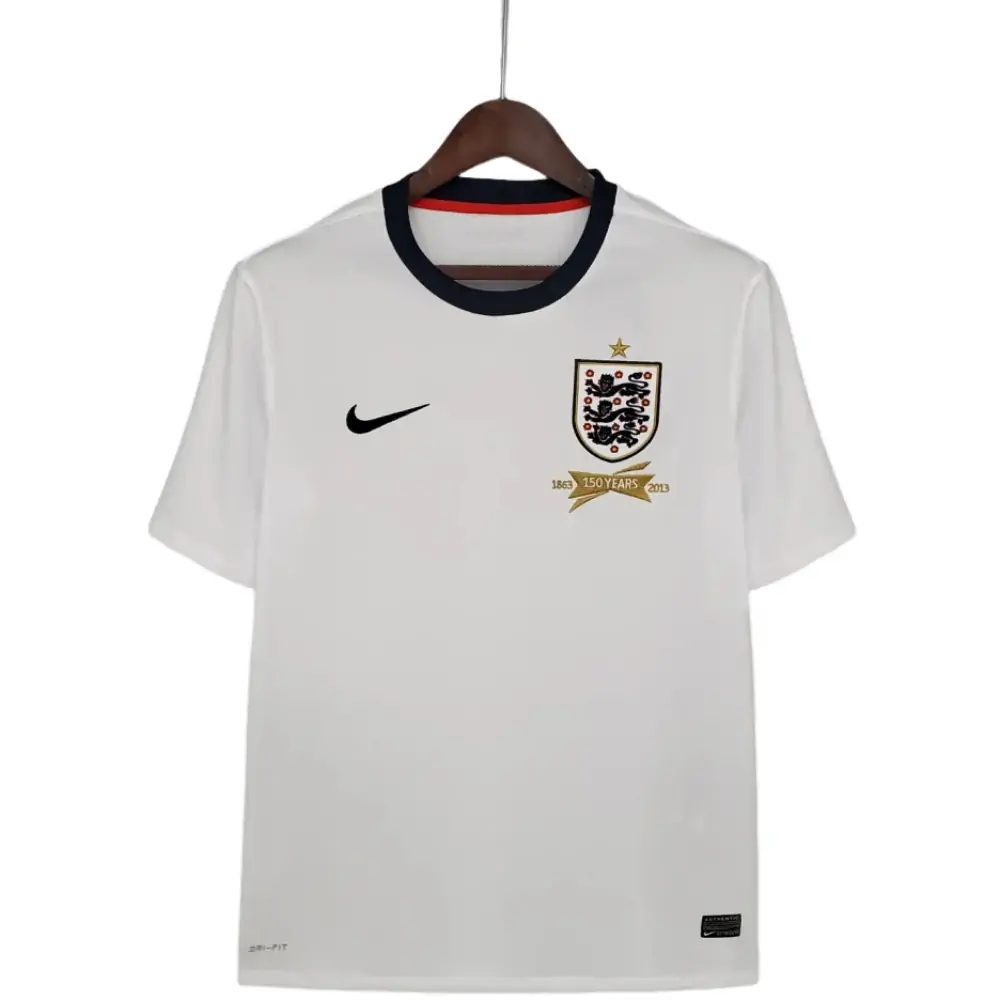 2013 England home white retro jersey