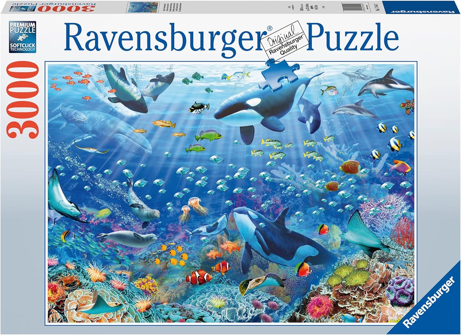 Colourful Underwater World – 3000 Piece Jigsaw Puzzle (Ravensburger)