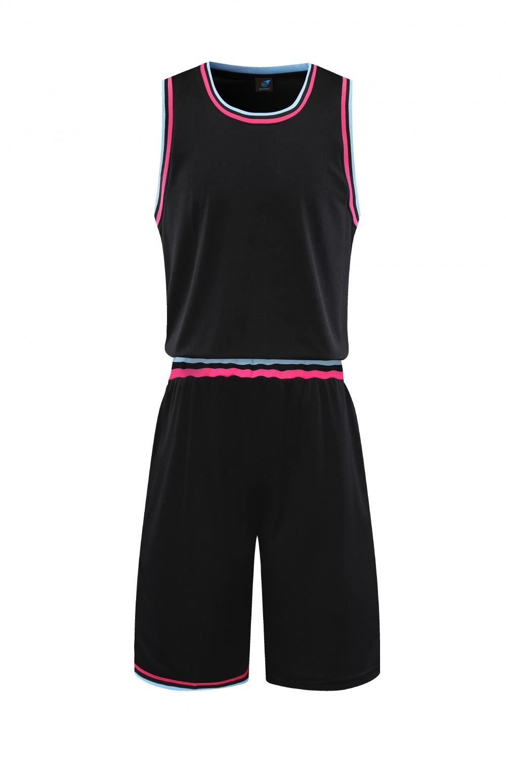 Heat basketball uniform black suit（Customizable name and number）