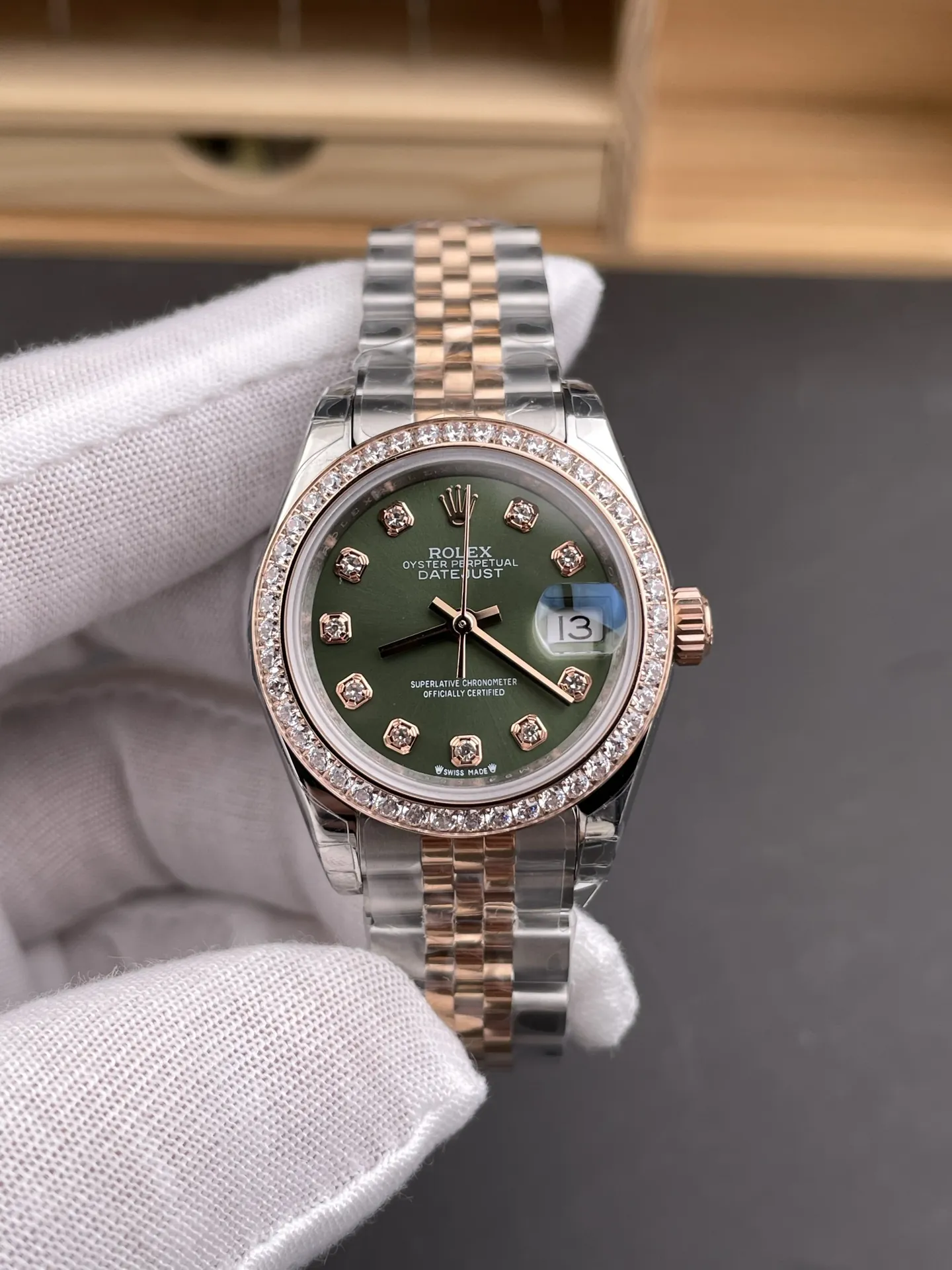 Rolex Datejust Rose Gold Ladies 28mm