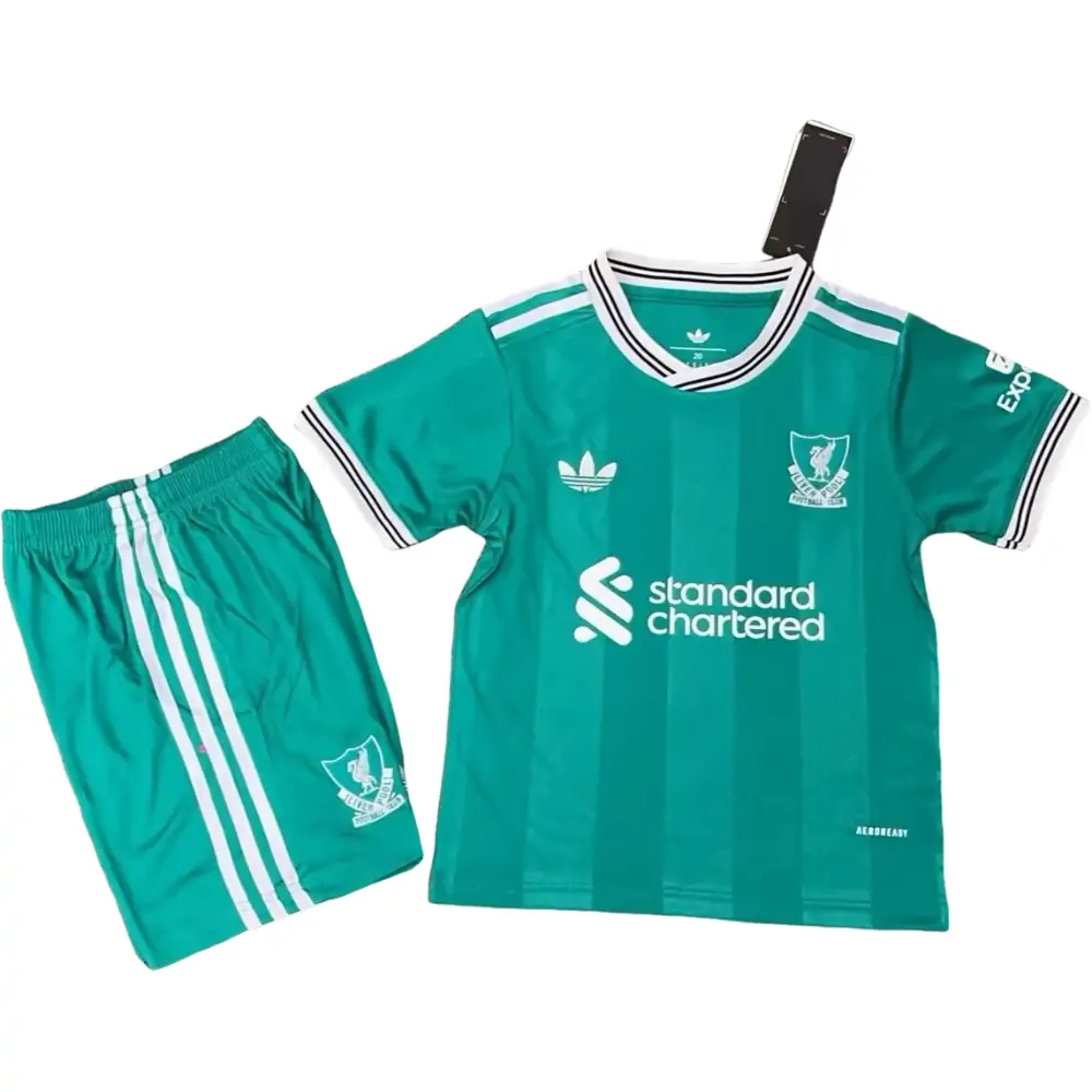 25-26 Liverpool FC Second Away Shirt - Kids