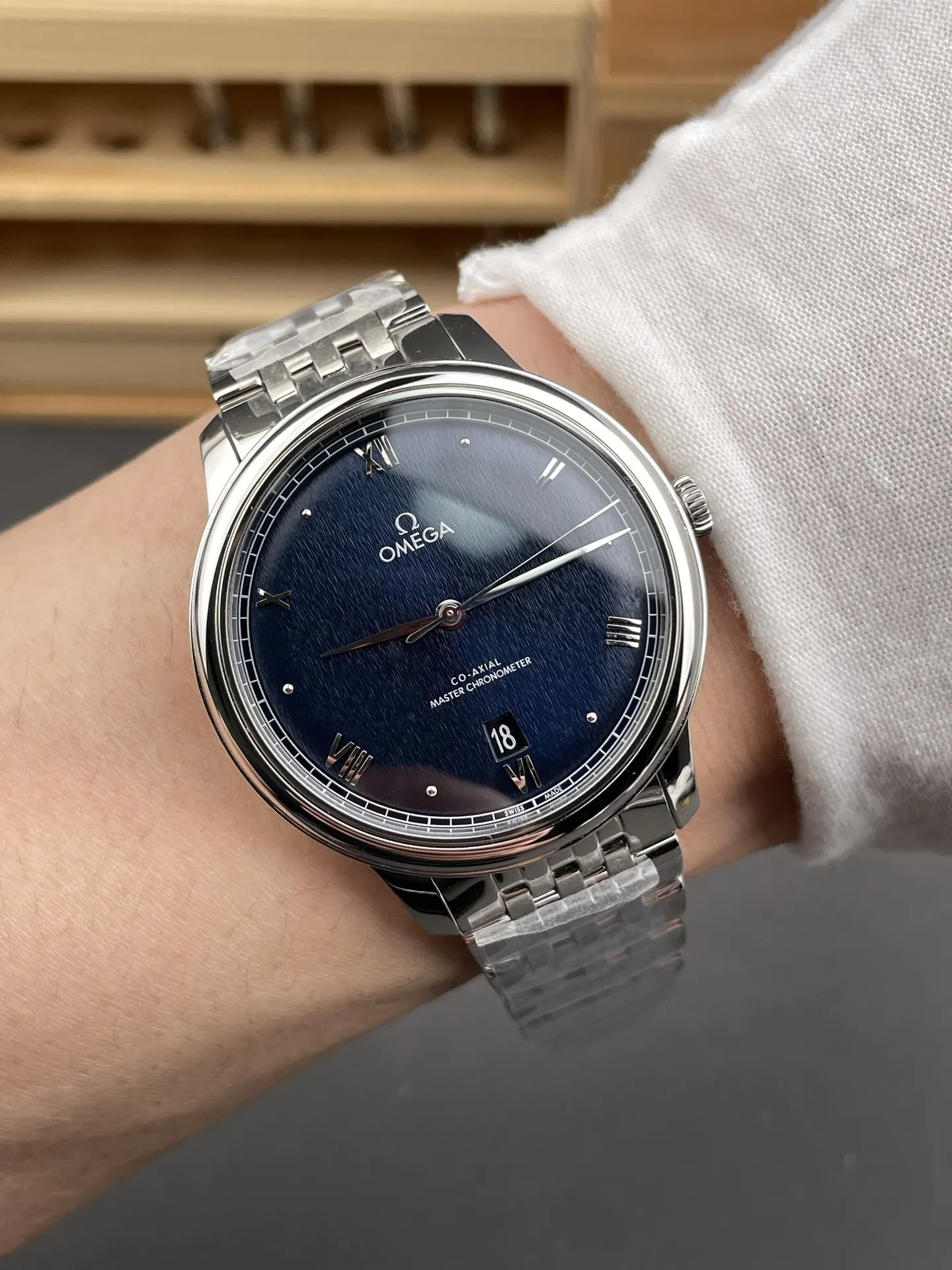 Omega De Ville Blue 39.5mm