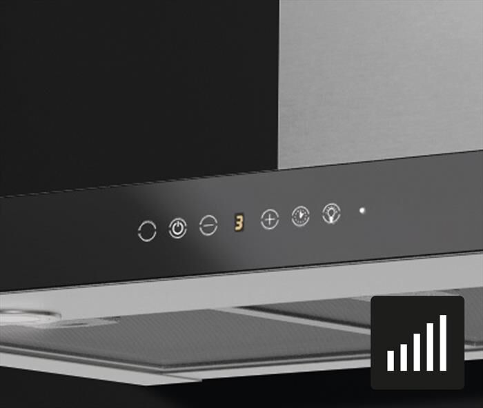 GLEM GAS - Cappa a parete GHN680IXA-Inox