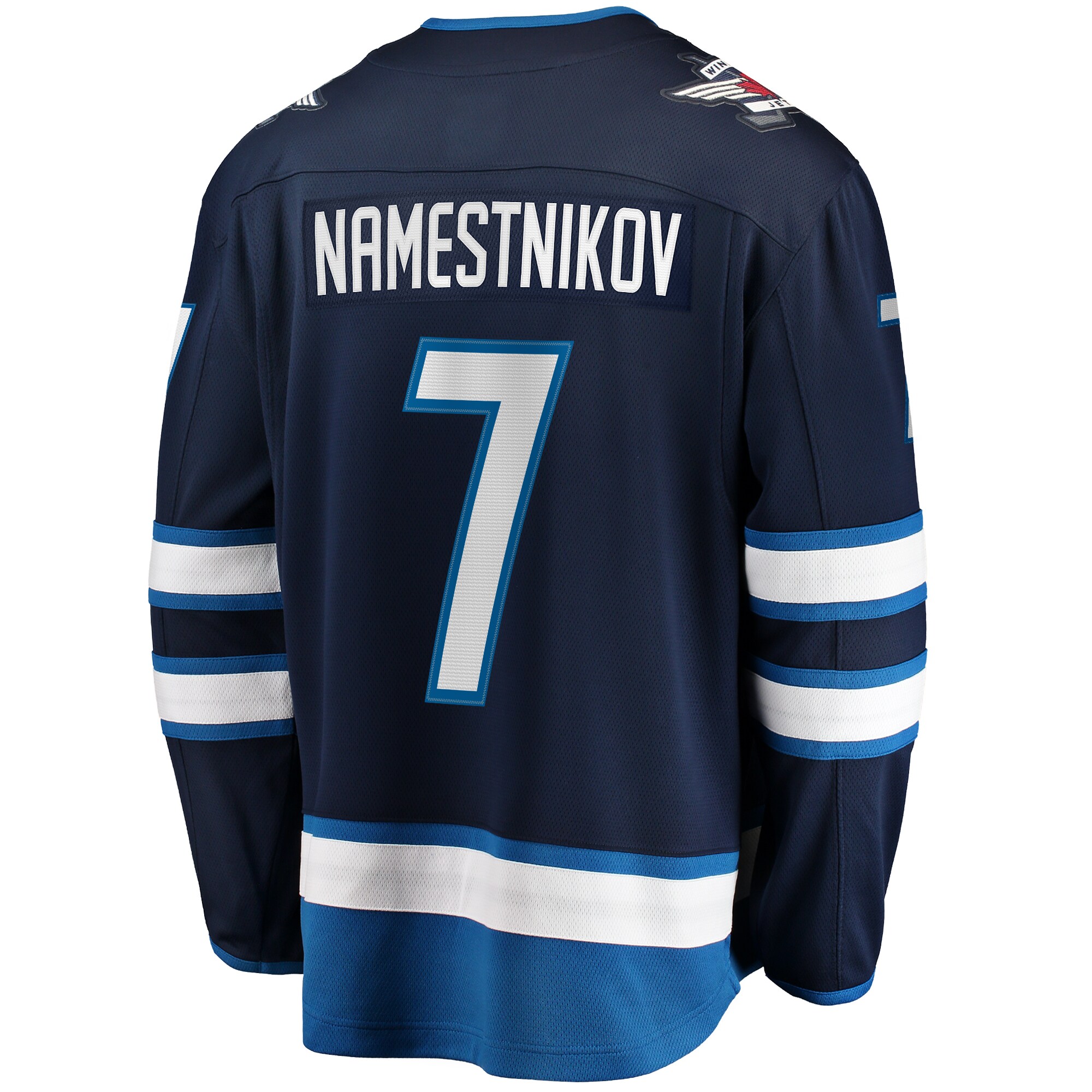 Vladislav Namestnikov Winnipeg Jets Fanatics Home Premier Breakaway   Jersey – Navy