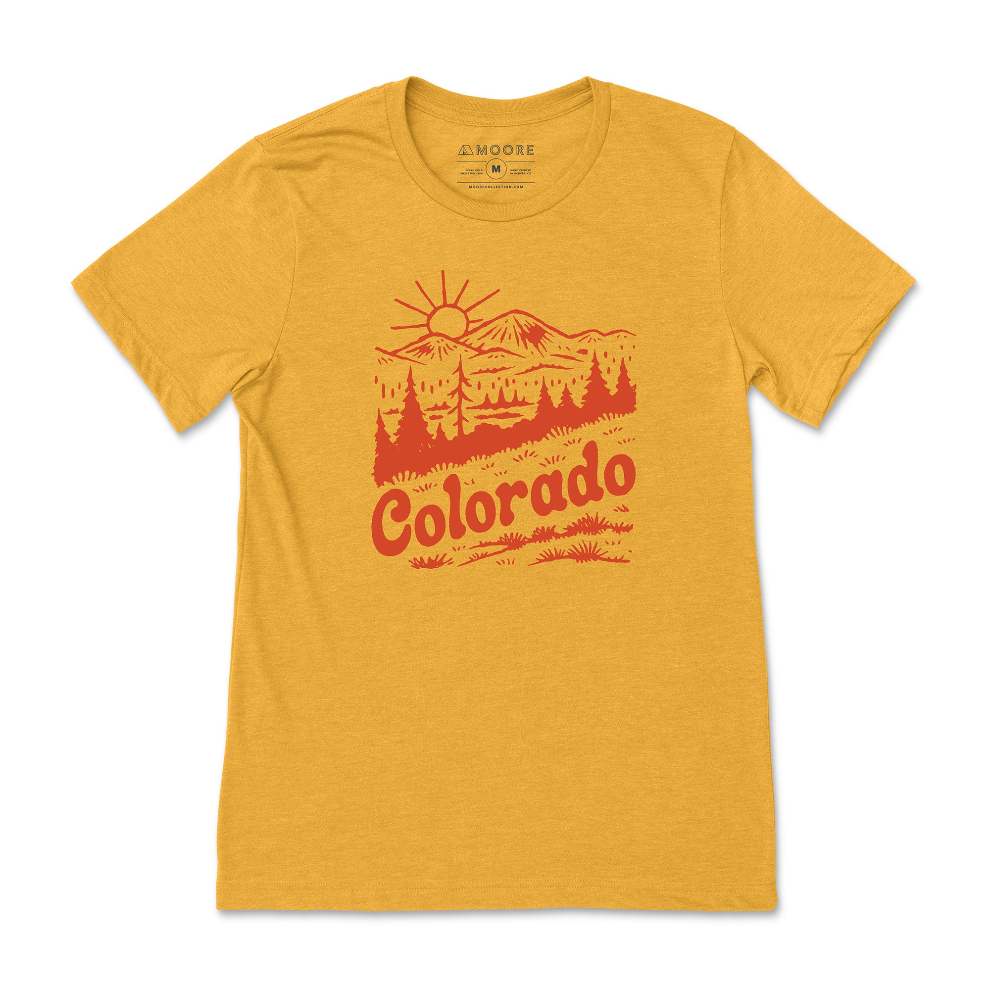 Colorado Sunshine Tee-Mustard