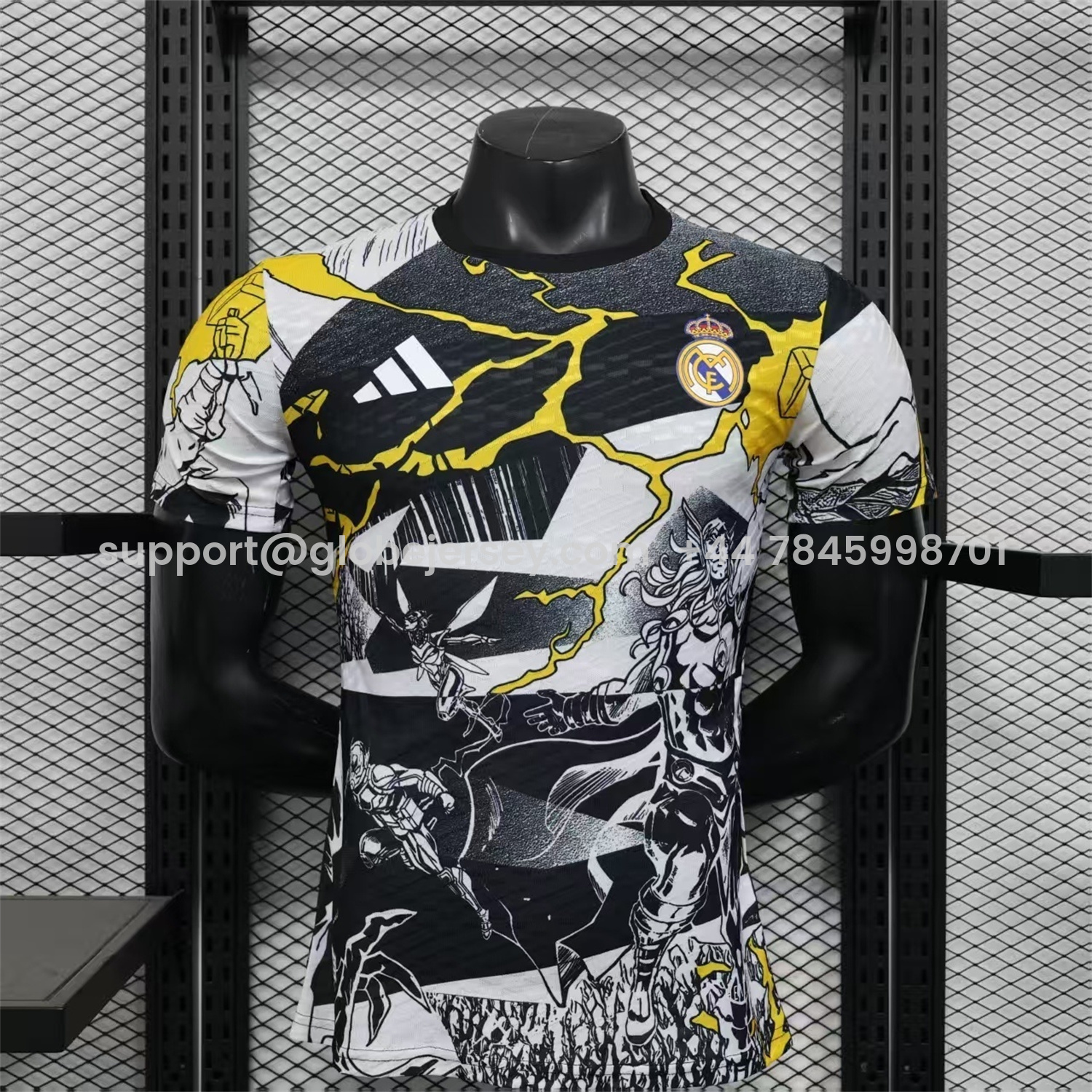 Real Madrid 25-26 Thunder Comics Pre-Match Special Jersey - Player Version