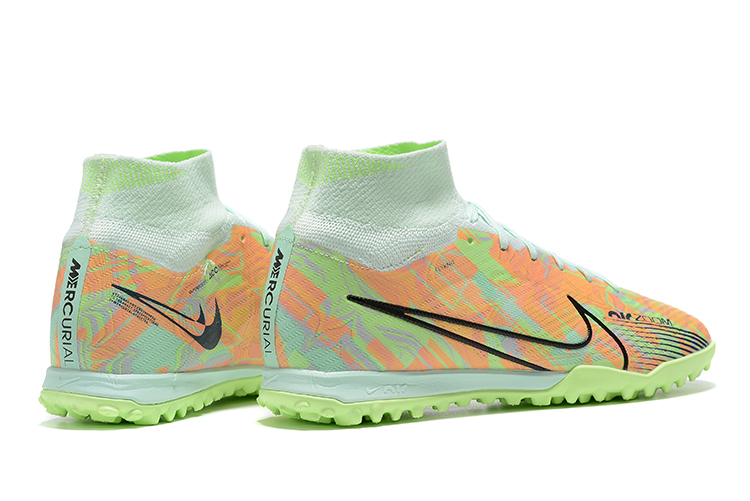 Assassin 15th generation high-top fully knitted waterproof MD air cushion grass spike football shoes