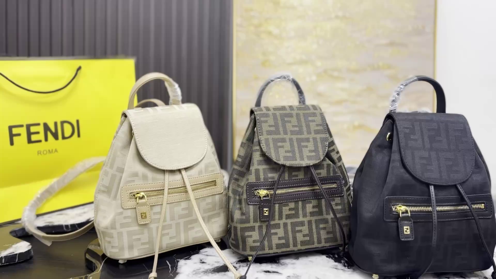 Fendi Monogram Backpack