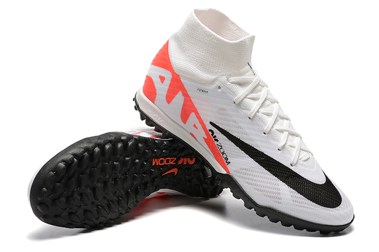 Assassin 15th generation high-top fully knitted waterproof MD air cushion grass spike football shoes