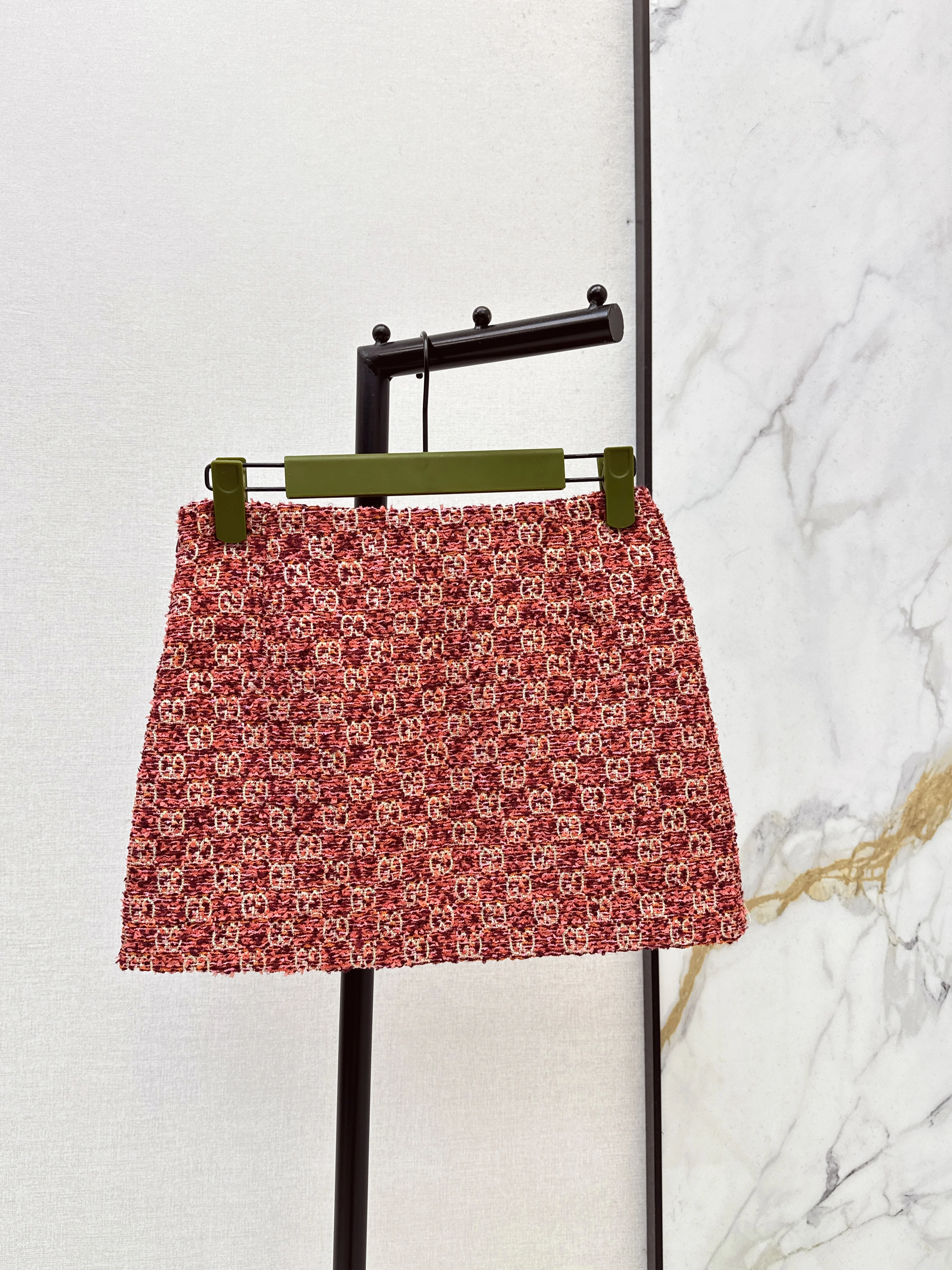 26SS Heavyweight Jacquard Mini Skirt