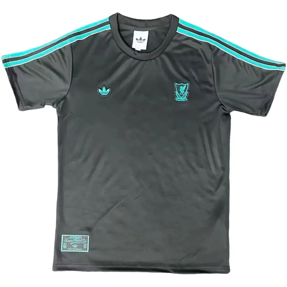 2025-26 Liverpool Retro Black Jersey - Fans Edition