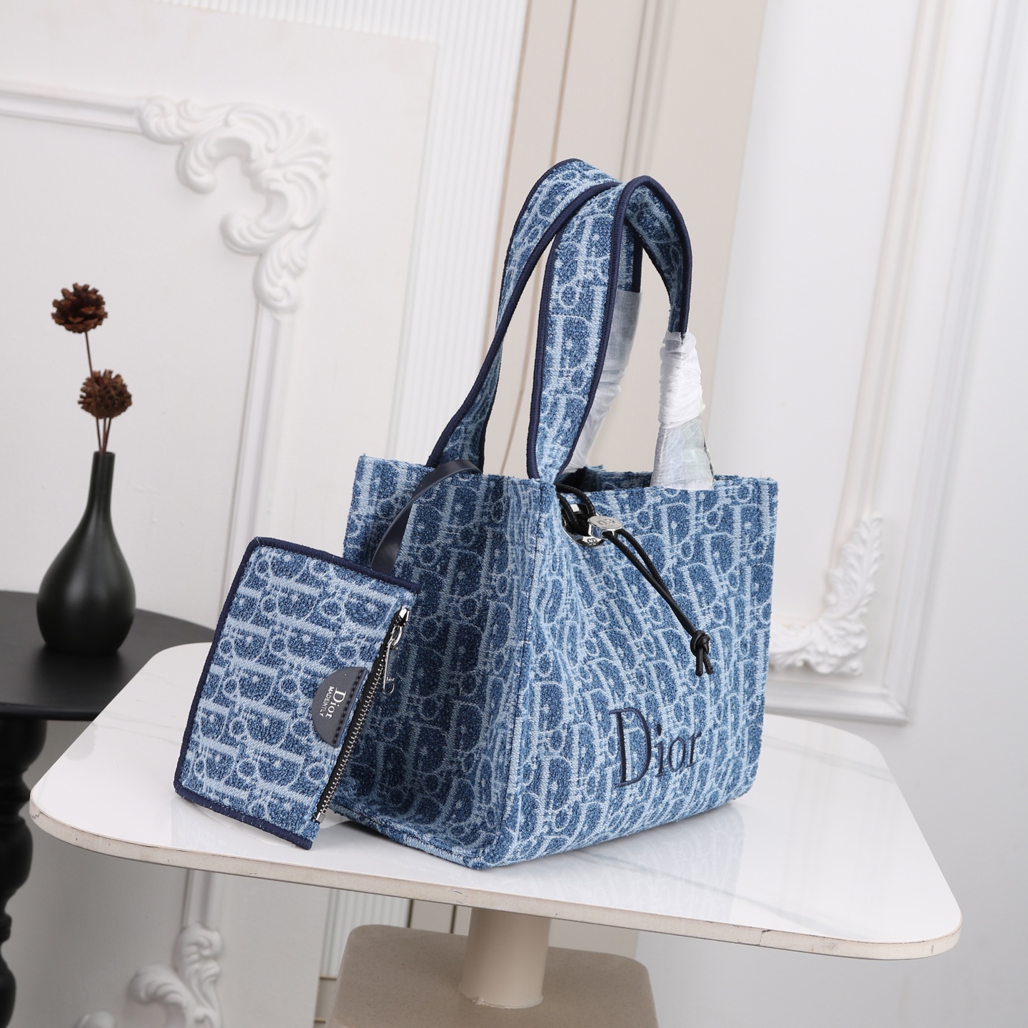 Dior Dioriviera Spongy Book Tote Bag