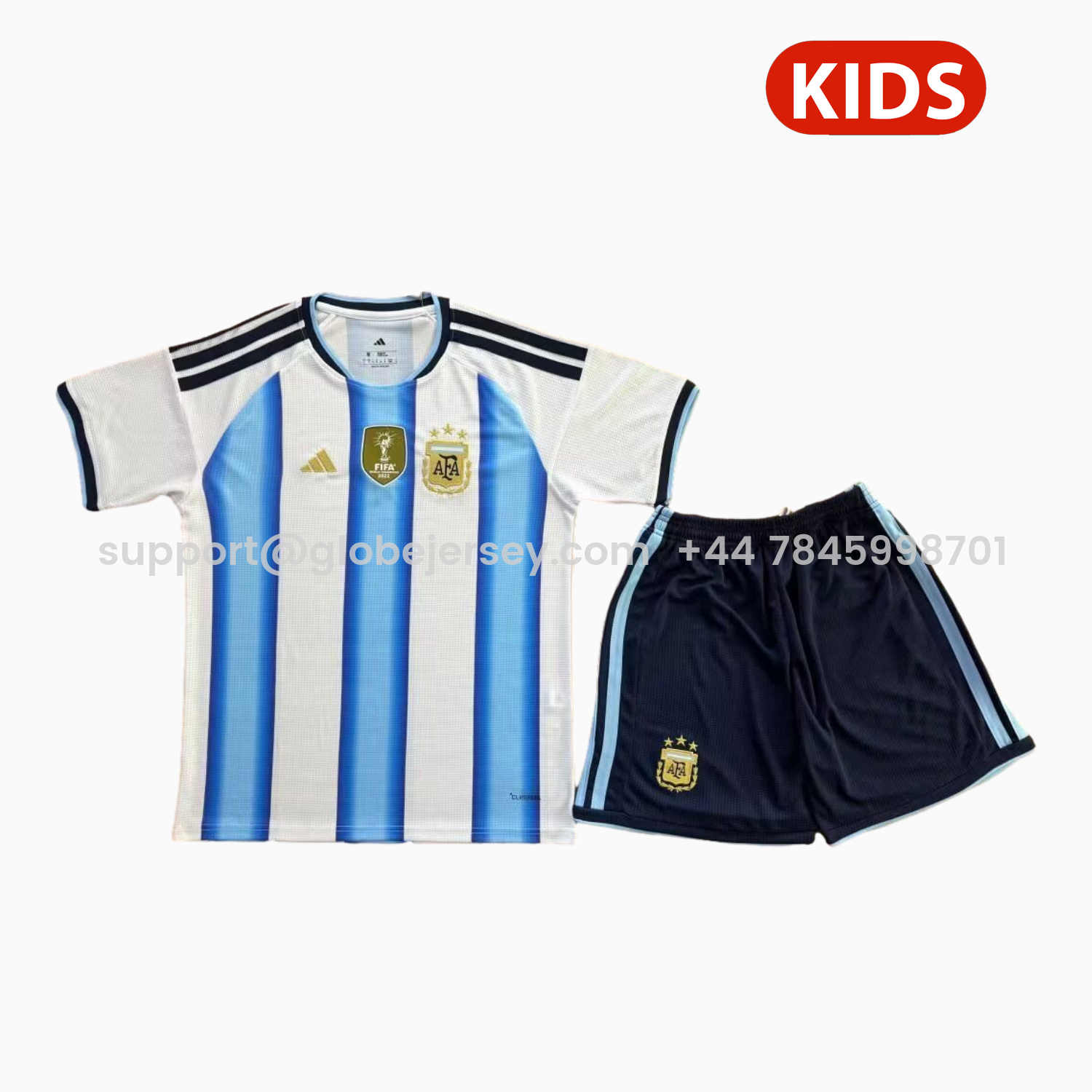 Argentina 2026 Home Kids Kit - With Chest Patch