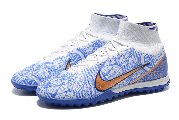 Assassin XV high-top fully knitted waterproof MD air cushion grass spike football shoes