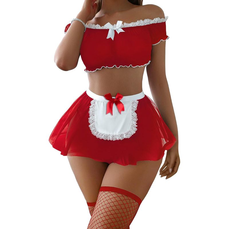 Sexy Stockings Mini Skirt Mesh Sheer Lace