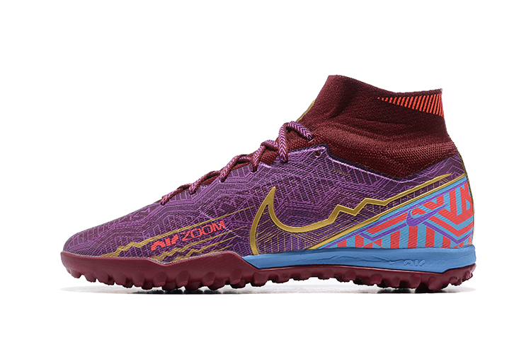 Assassin 15th generation high-top fully knitted waterproof MD air cushion grass spike football shoes