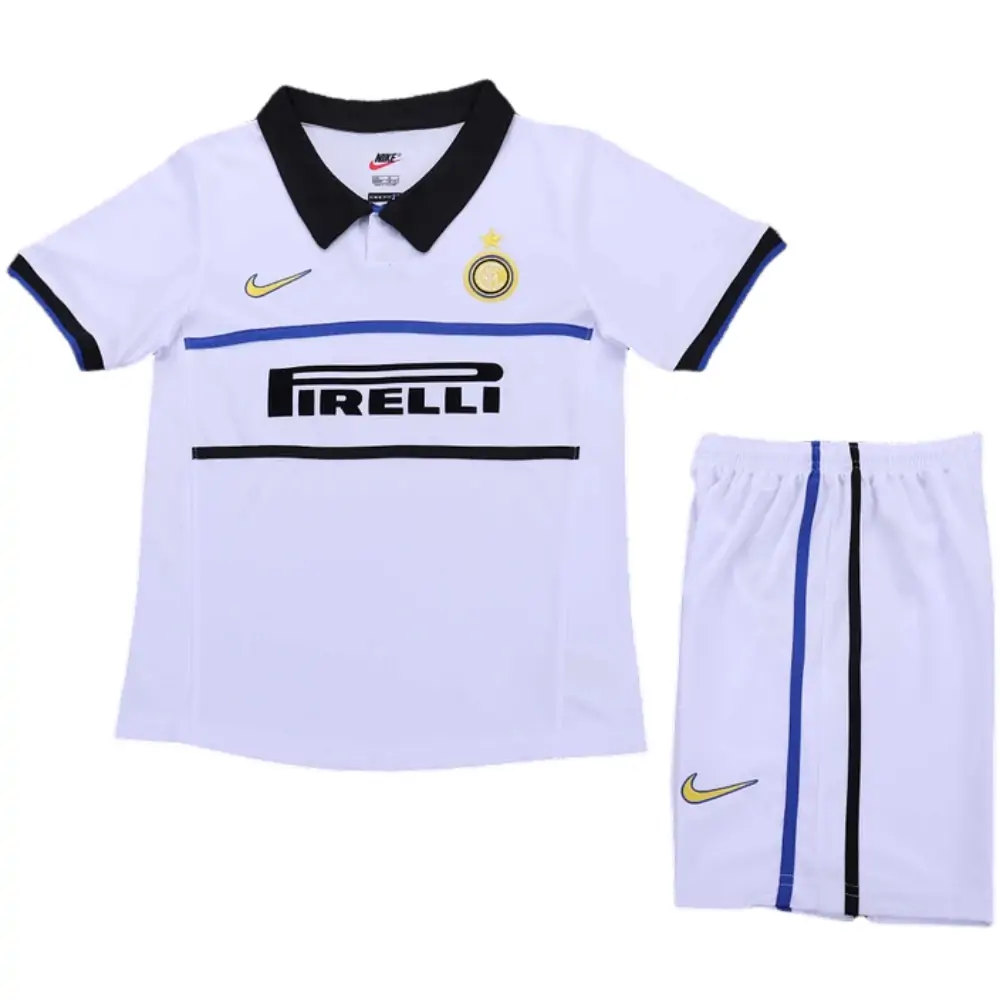 1998-99 Inter Milan Away Retro Children's Jersey Set - Fans Edition