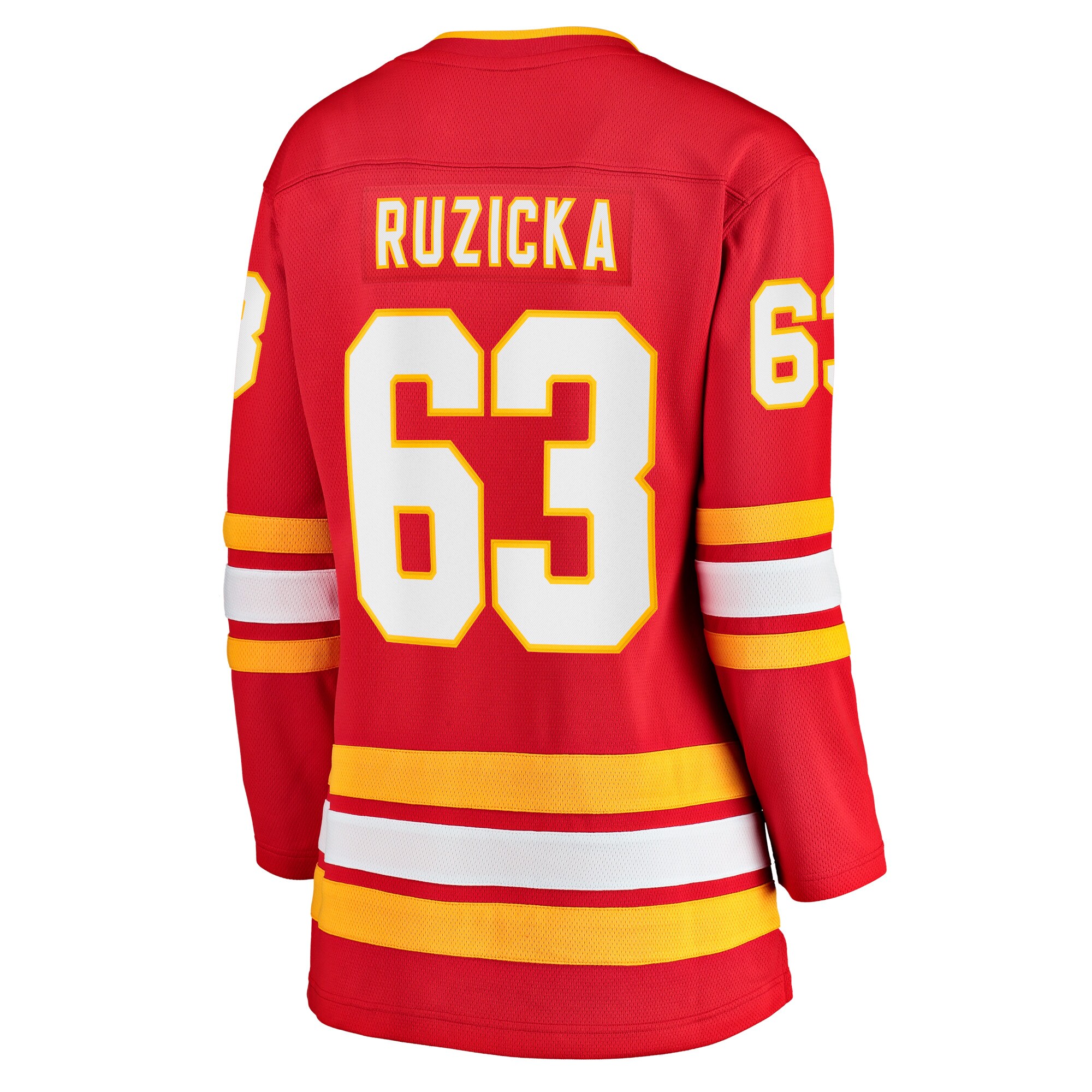 Adam Ruzicka Calgary Flames Fanatics Women’s Home Breakaway  Jersey – Red
