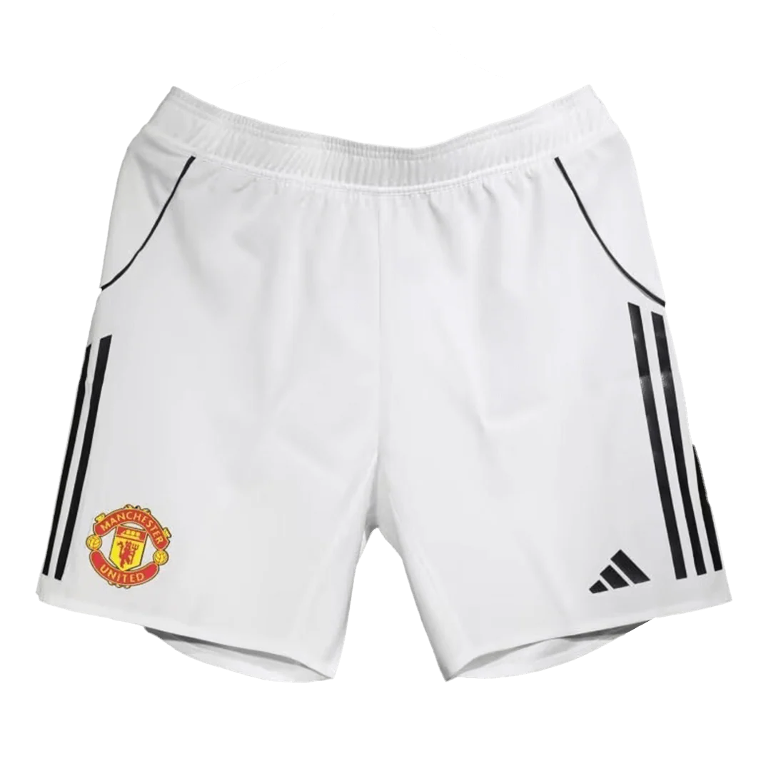 Manchester United Home Player Version Soccer Shorts 2025/26