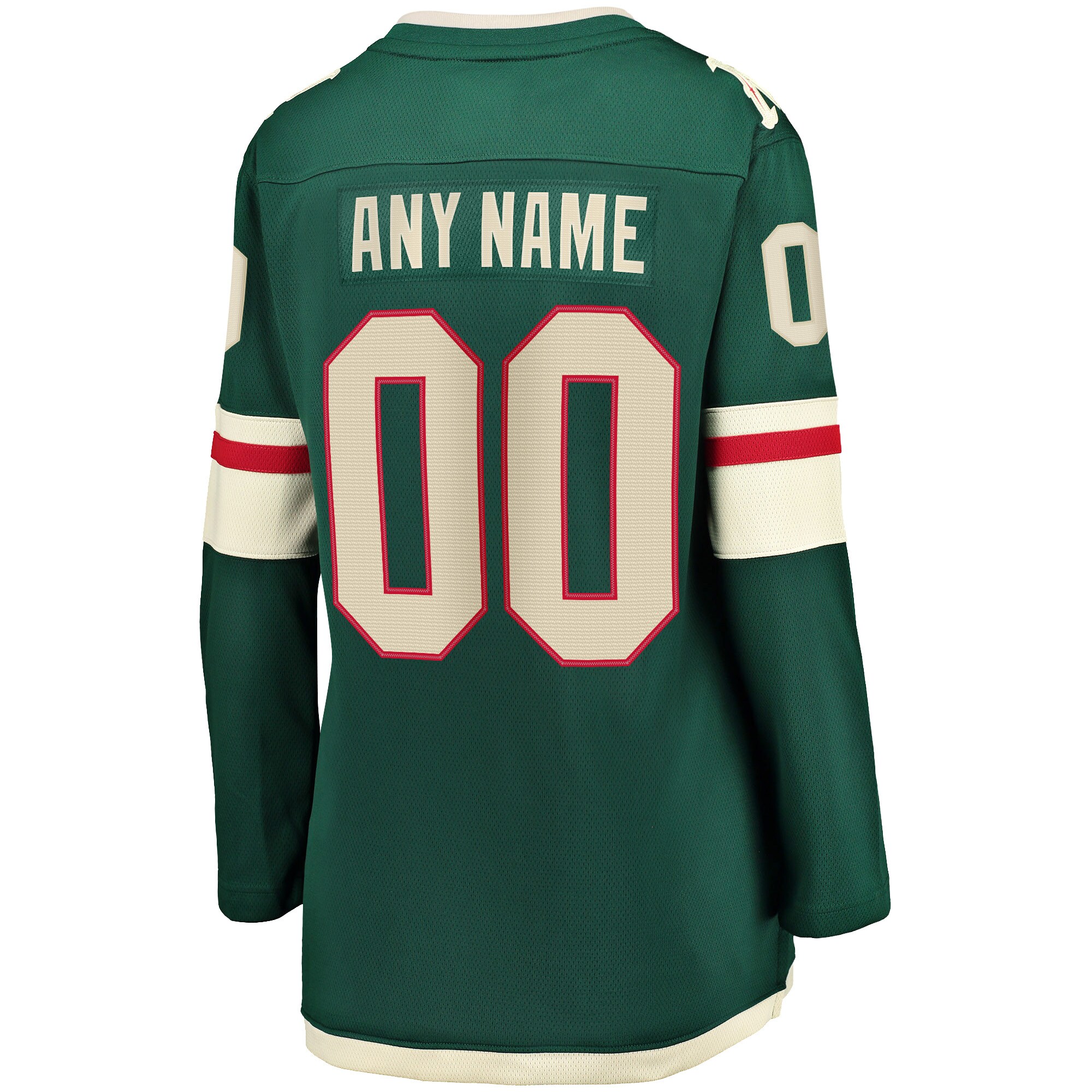 Minnesota Wild Fanatics Women’s Home Breakaway Custom Jersey – Green