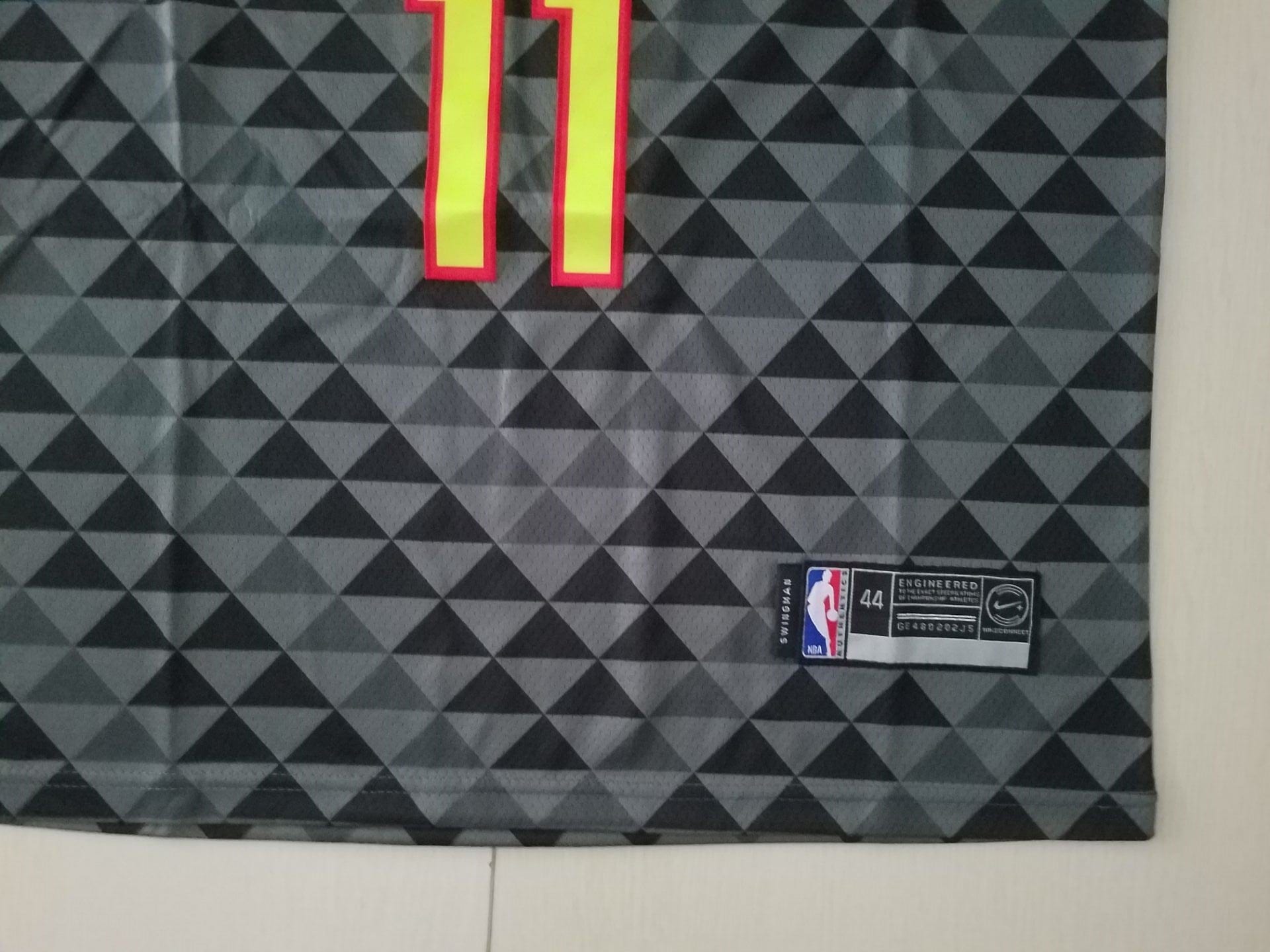 Men's Atlanta Hawks Trae Young #11 Black Swingman Jersey