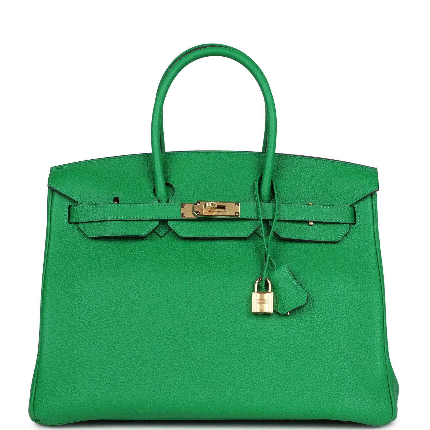 Birkin 35 Bambou Clemence Gold Hardware