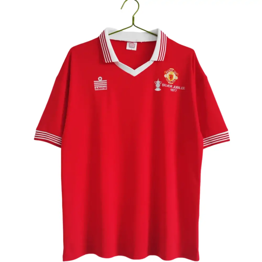 1977 Manchester United home retro jersey