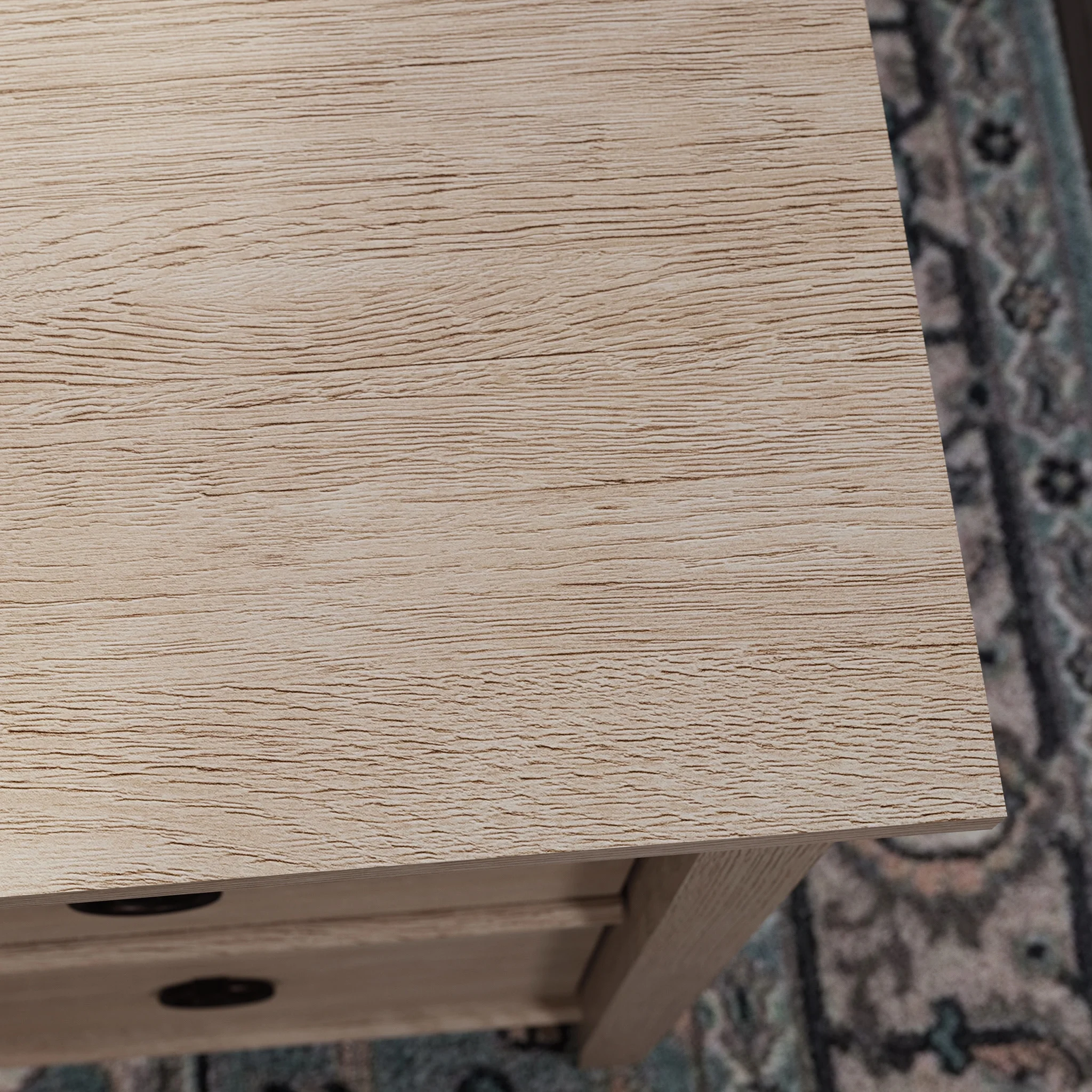 Sauder East Adara L-Shaped Computer Desk, Cascade Oak Finish