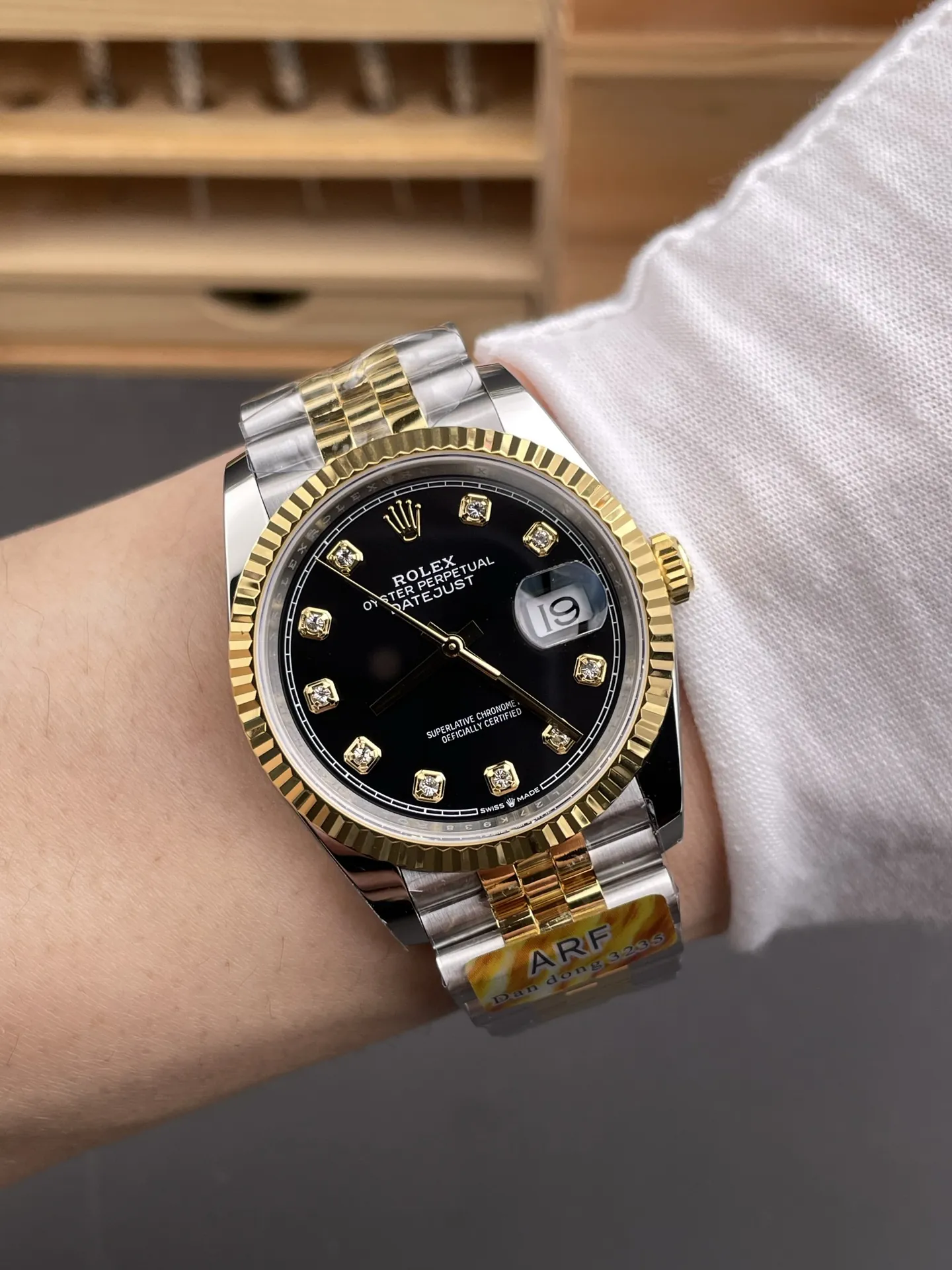 Rolex Datejust Two-Tone Black 36mm