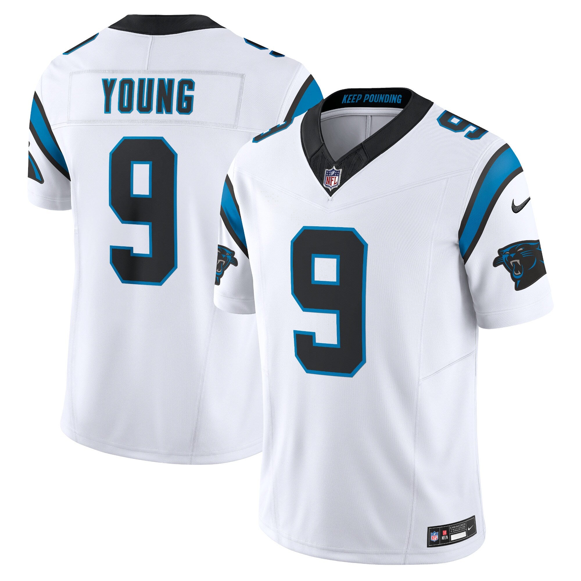 Bryce Young Carolina Panthers Nike  Vapor F.U.S.E. Limited Jersey - White