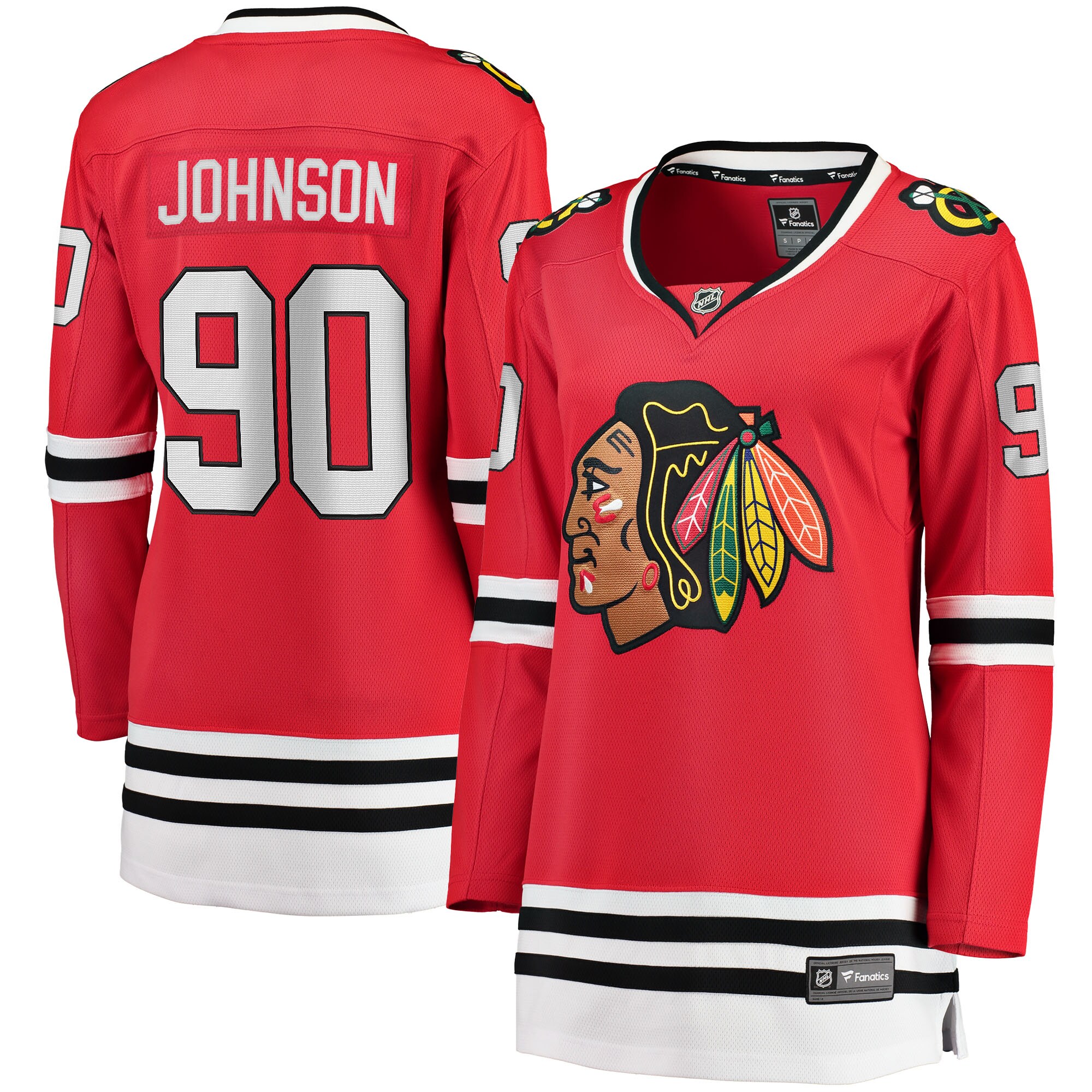 Tyler Johnson Chicago Blackhawks Fanatics Women’s Breakaway   Jersey – Red