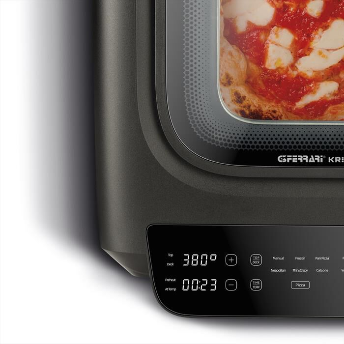 G3FERRARI - Forno Pizza Krispy 3 in 1 G10225-Nero