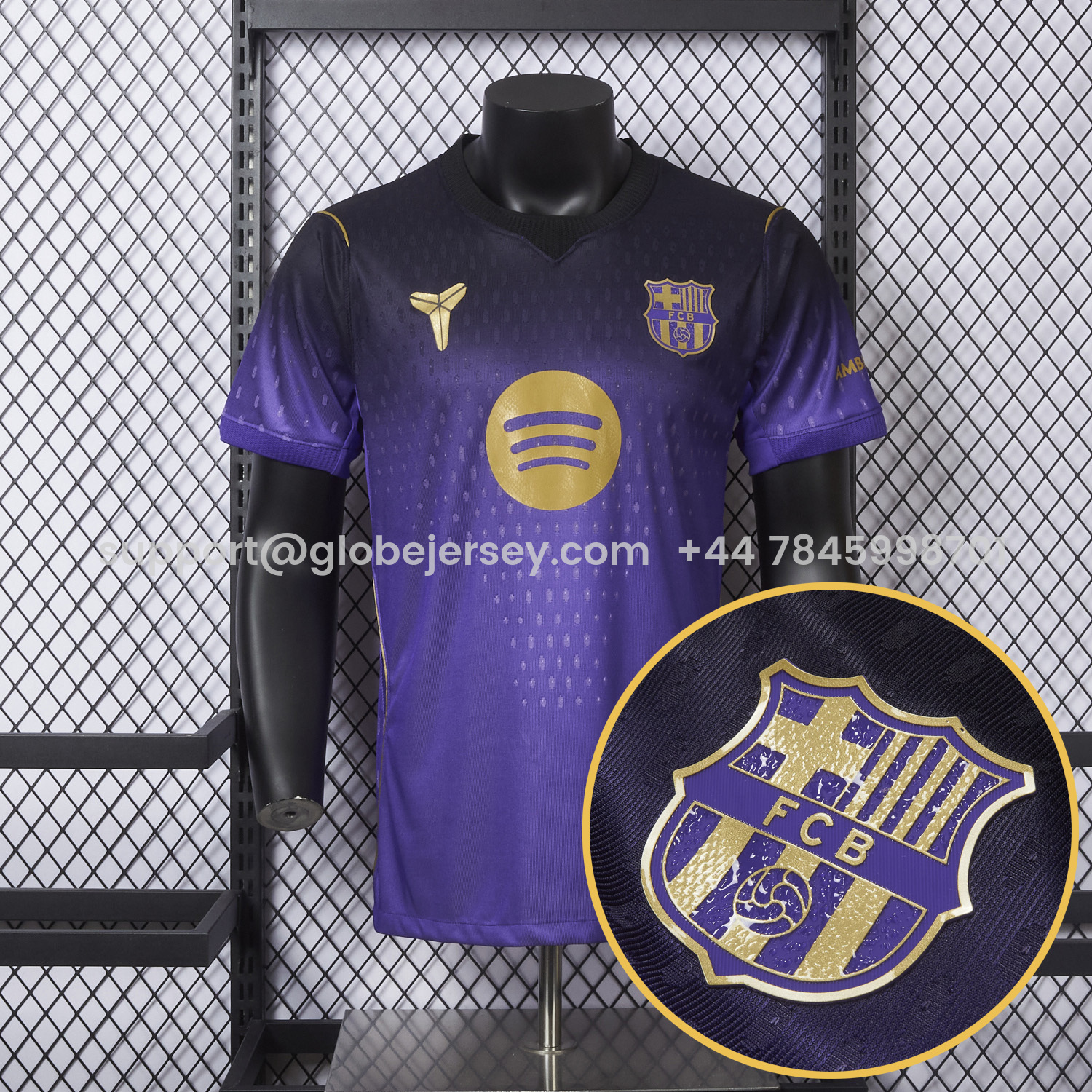 Barcelona 26-27 Away Purple-Black Gradient Jersey - Player Version