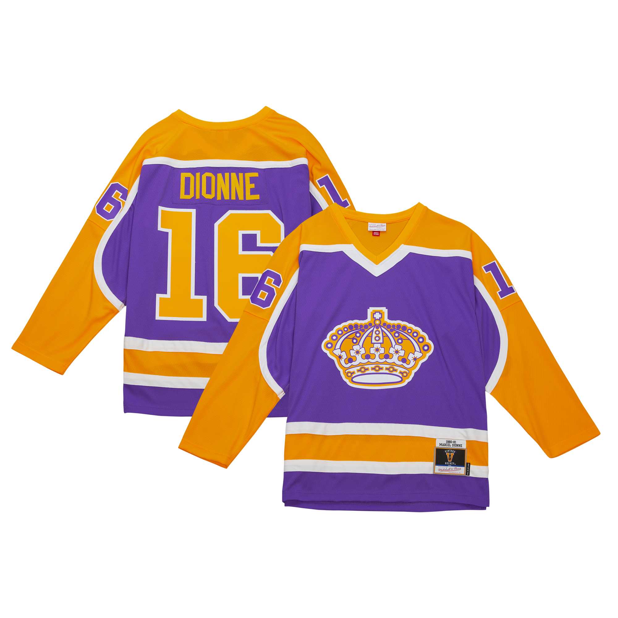 Marcel Dionne Los Angeles Kings Mitchell & Ness  1980/81 Blue Line   Jersey – Purple