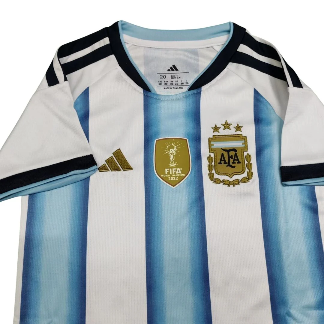 Kid's Argentina Home Jersey Kit - Jersey+Shorts 2026