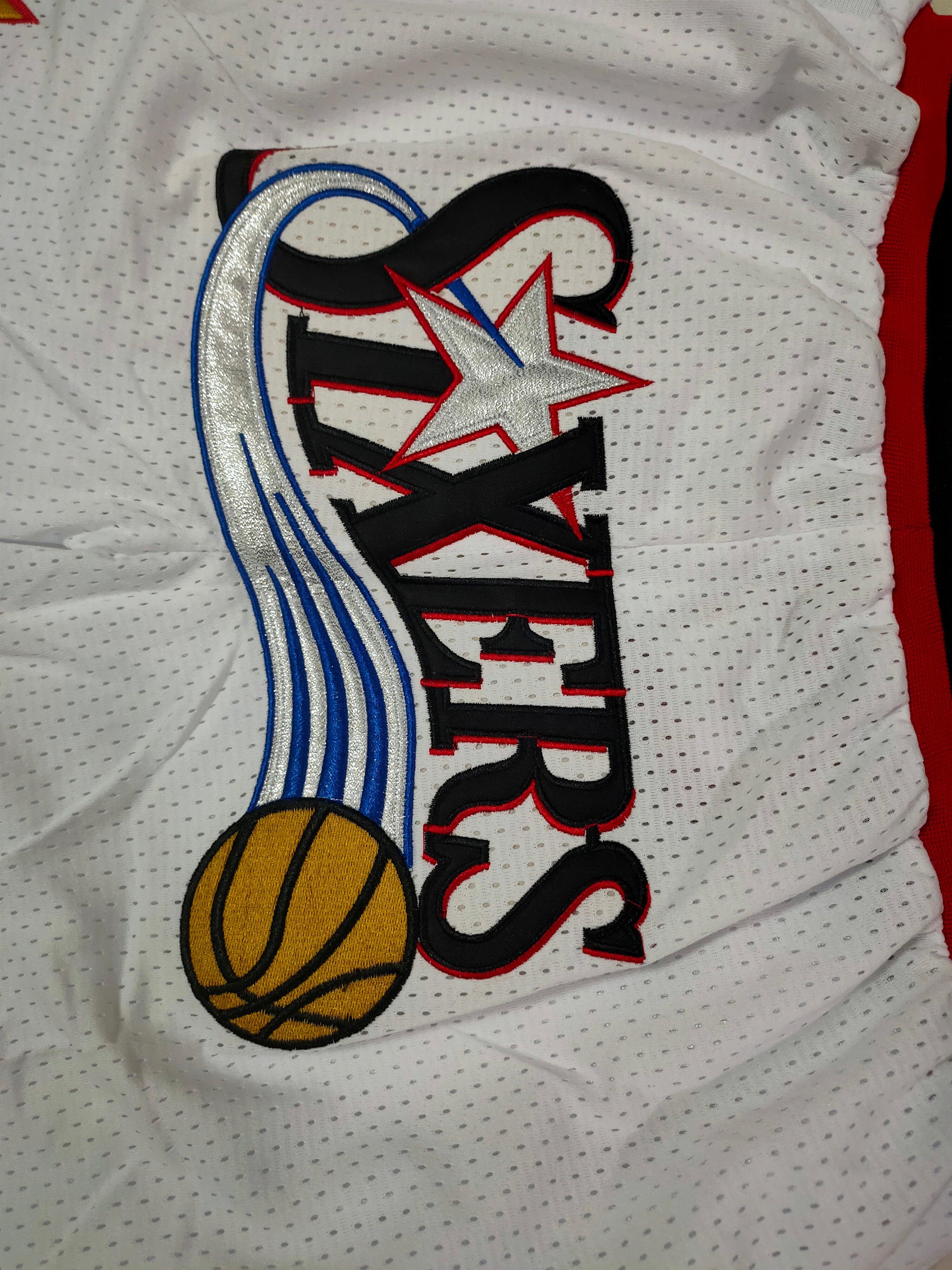 Philadelphia 76ers White Juston Retro Pocket Shorts