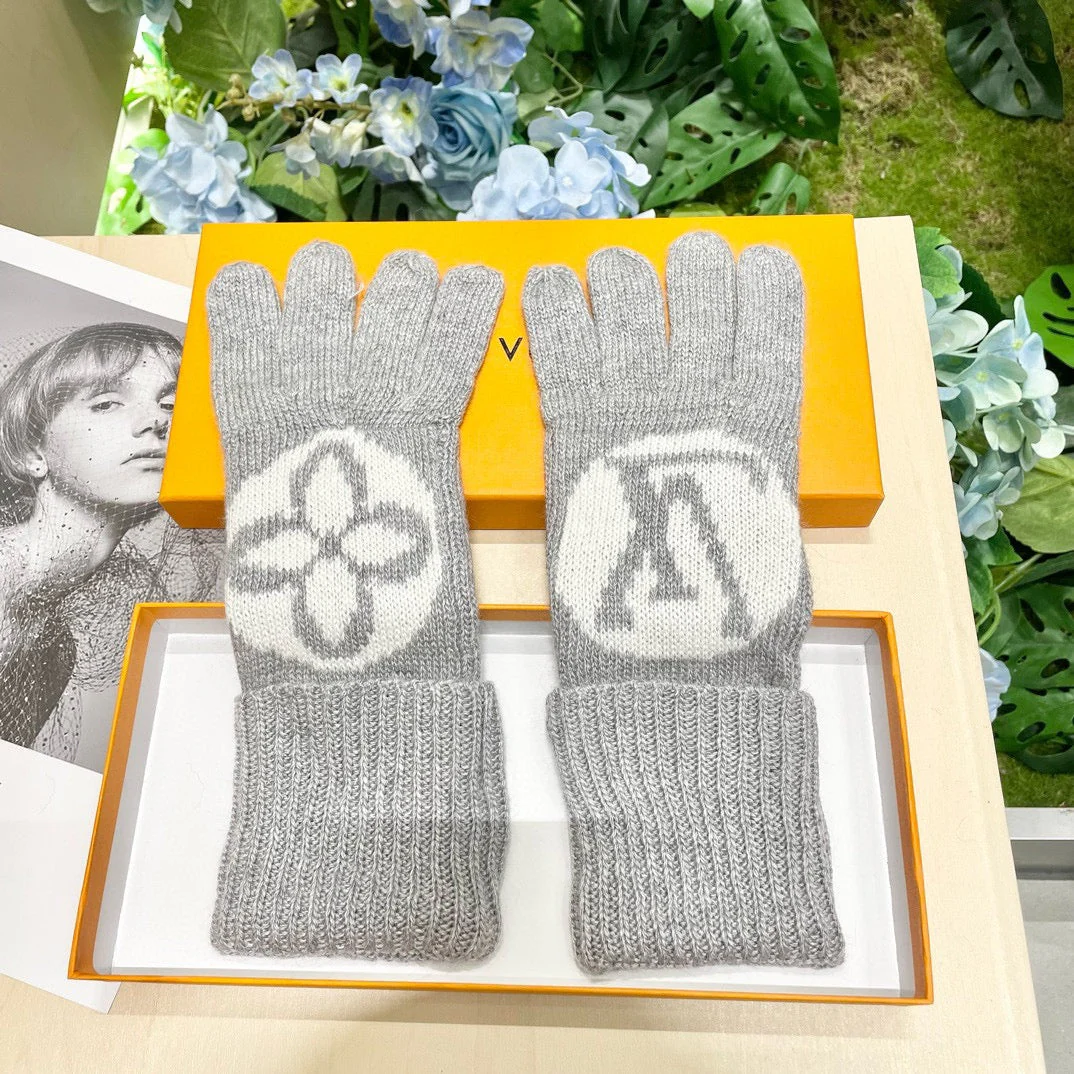 26SS New Autumn and Winter Wool Knit Gloves
